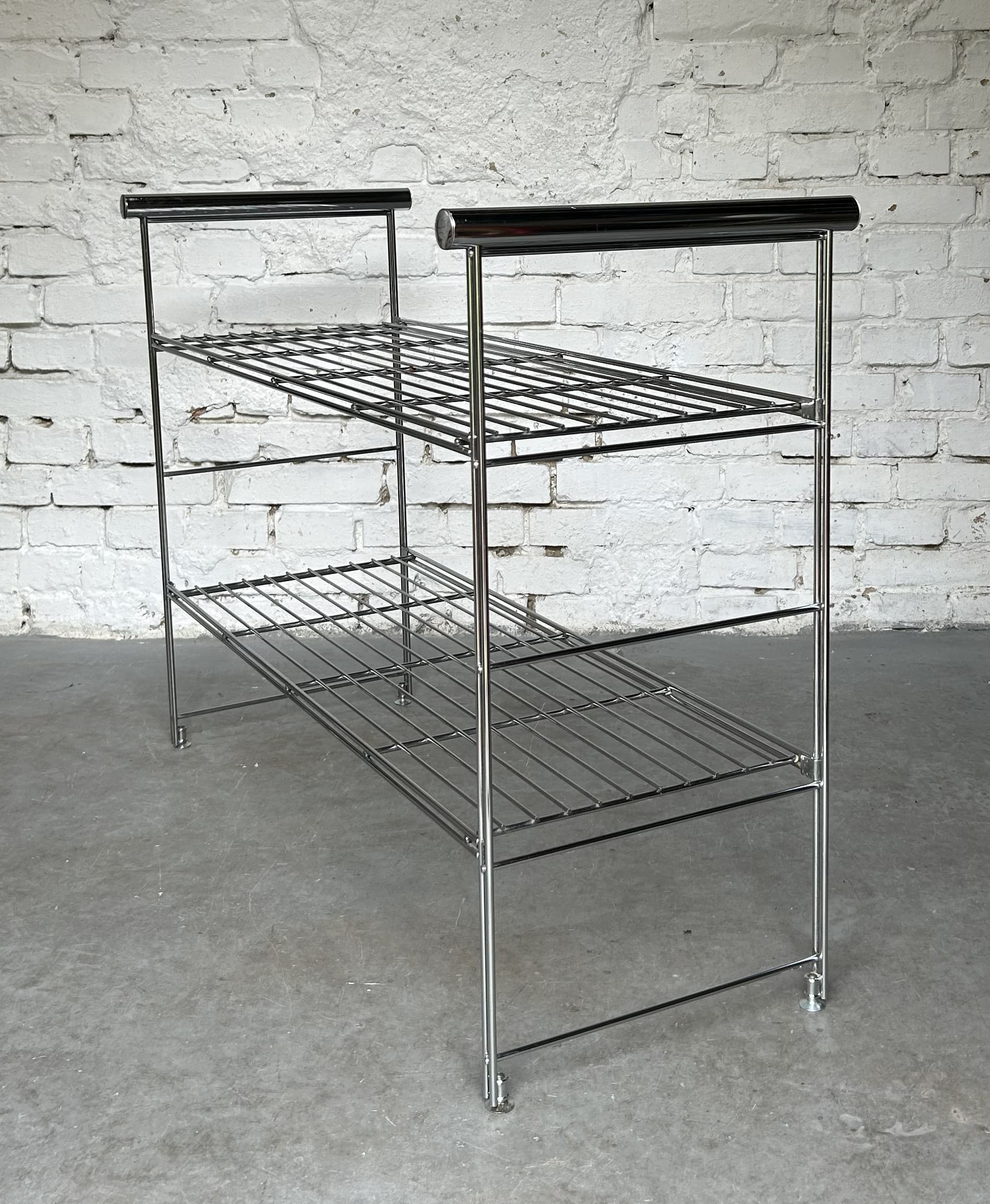 Shelving Unit Bauhaus, chrome, steel, 1990s - 305653