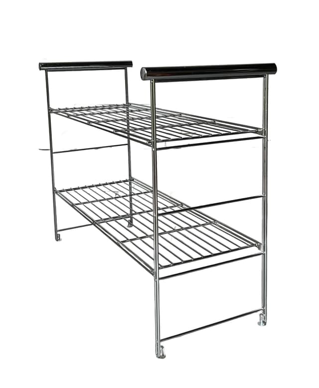 Shelving Unit Bauhaus, chrome, steel, 1990s - DIMENSION
