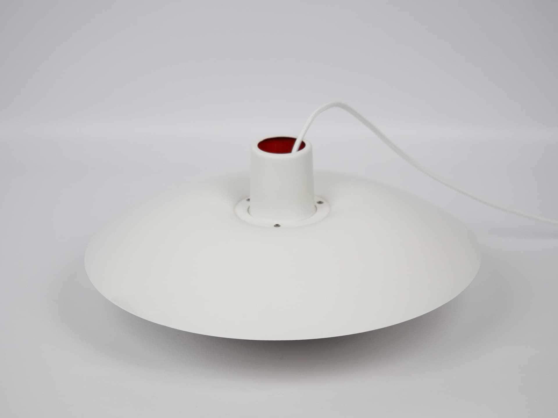 Lampa wisząca PH 4/3, aluminium biały, proj. P. Henningsen, Dania, lata 80. - 305853