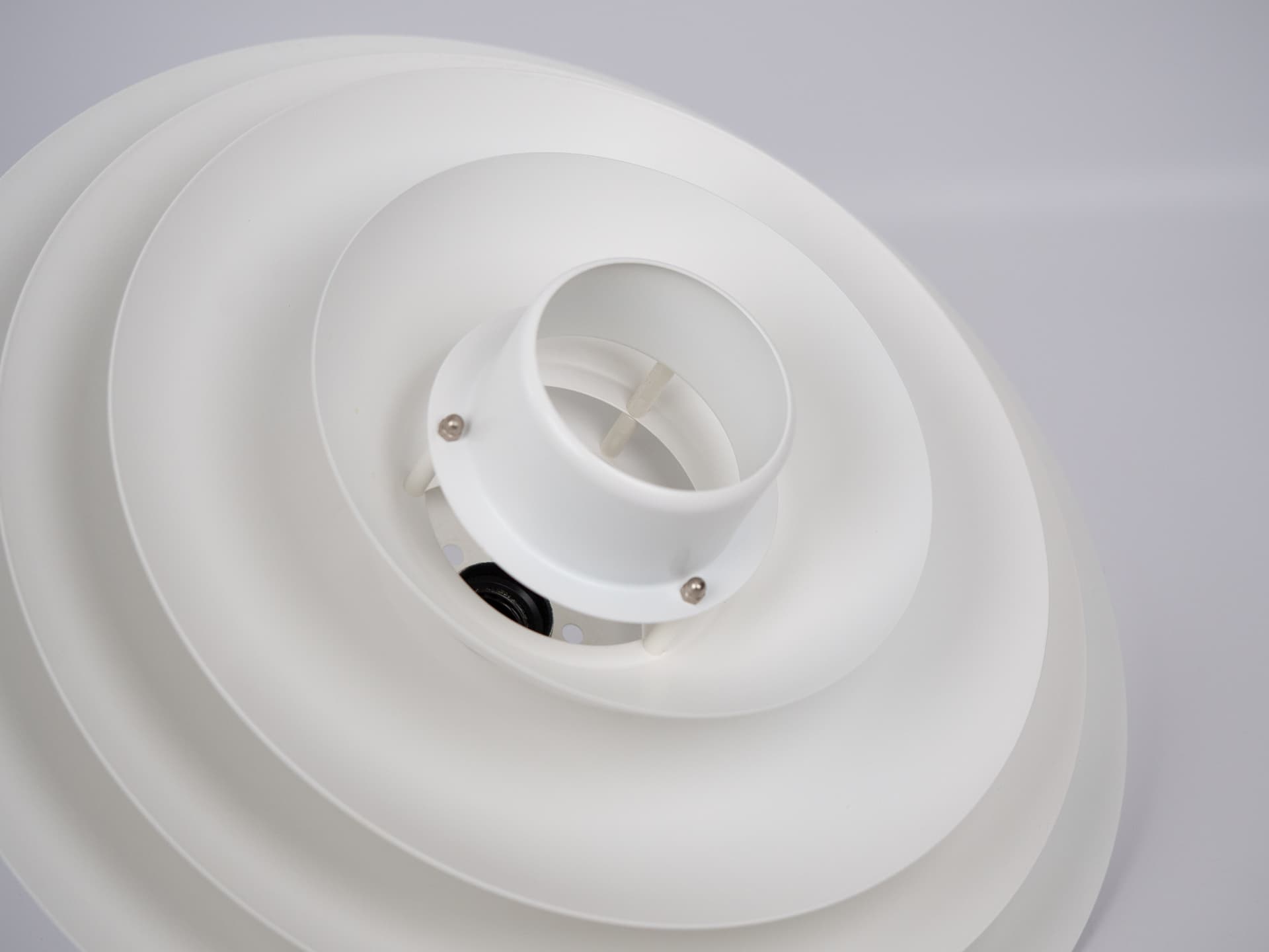 Pendant lamp, Form Light, white, metal, Denmark, 1980s. - 305936