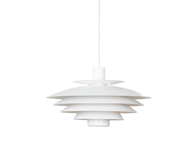 Pendant lamp, Form Light, white, metal, Denmark, 1980s. - DIMENSION