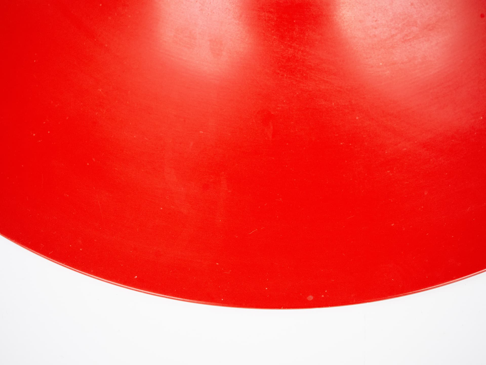 Pendant Lamp Semi, red, aluminum, by C. Bonderup, T. Thorup, Fog & Mørup, Denmark, 1960s. - 305961