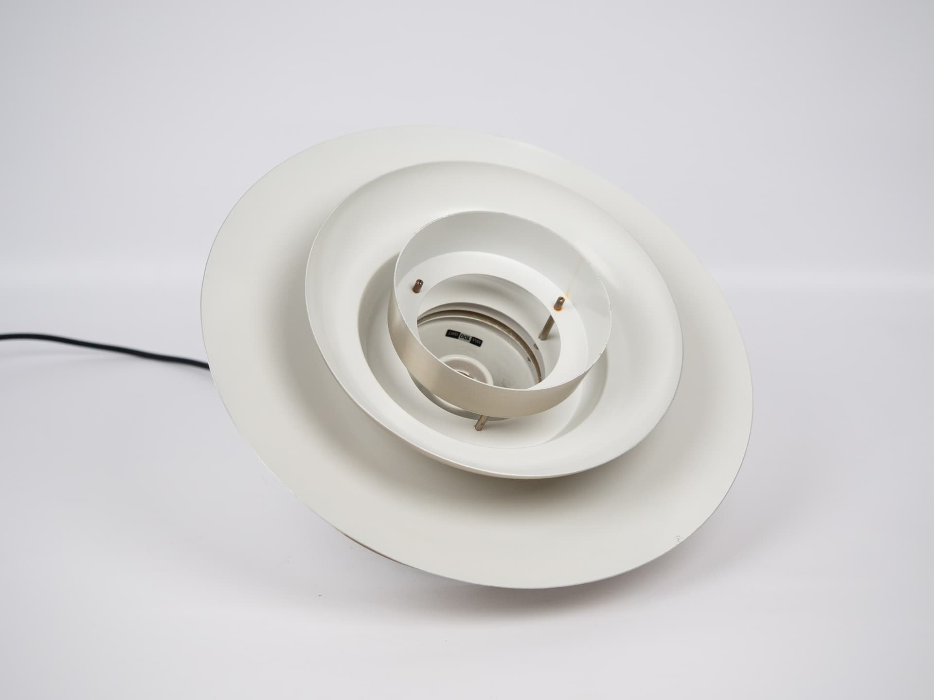 Lampa wisząca, srebrny, metal, Dania, lata 80. - 305983