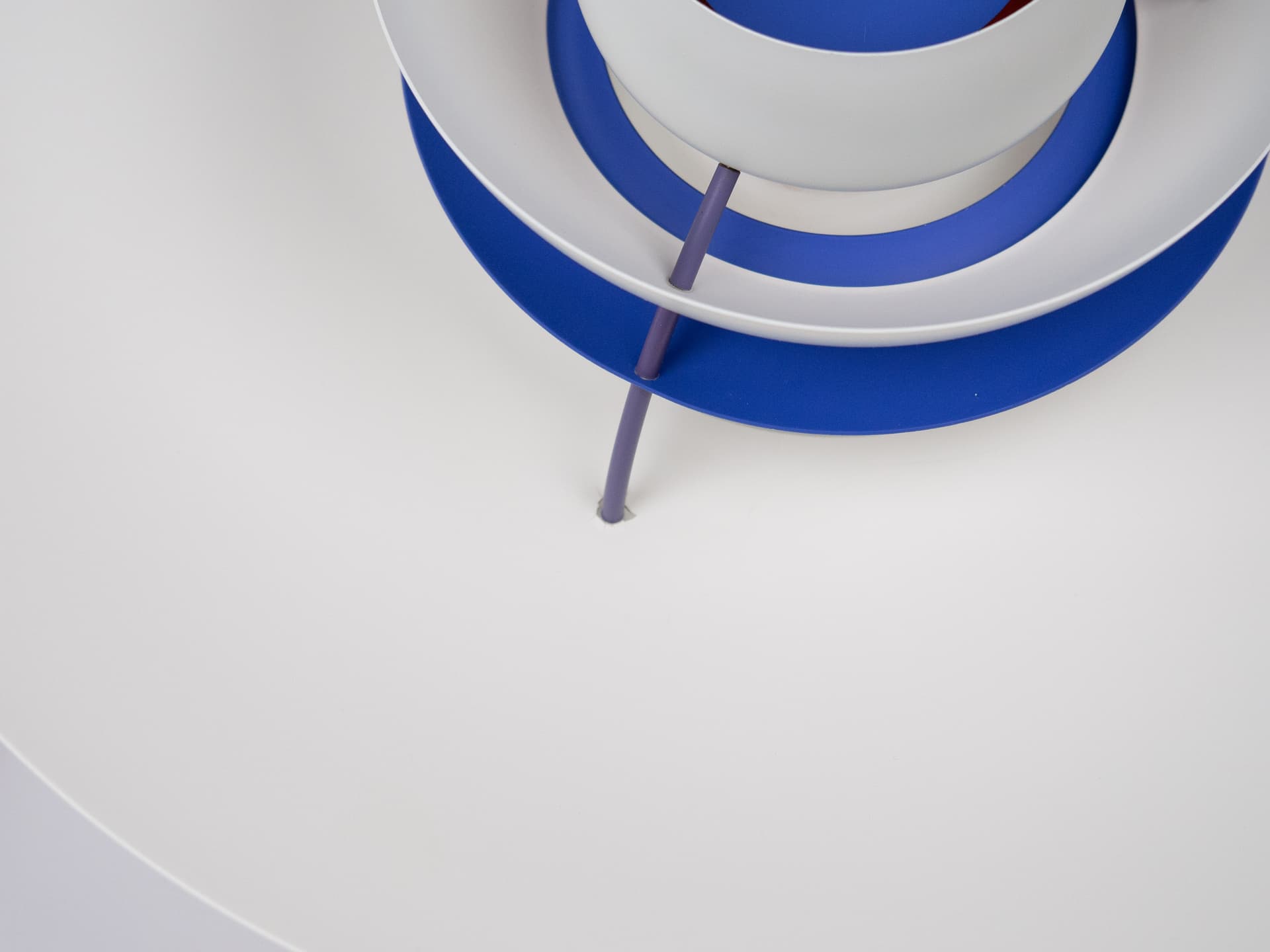 Pendant Lamp PH 5, white, metal, by P. Henningsen, Louis Poulsen, Denmark, 1980s. - 306027