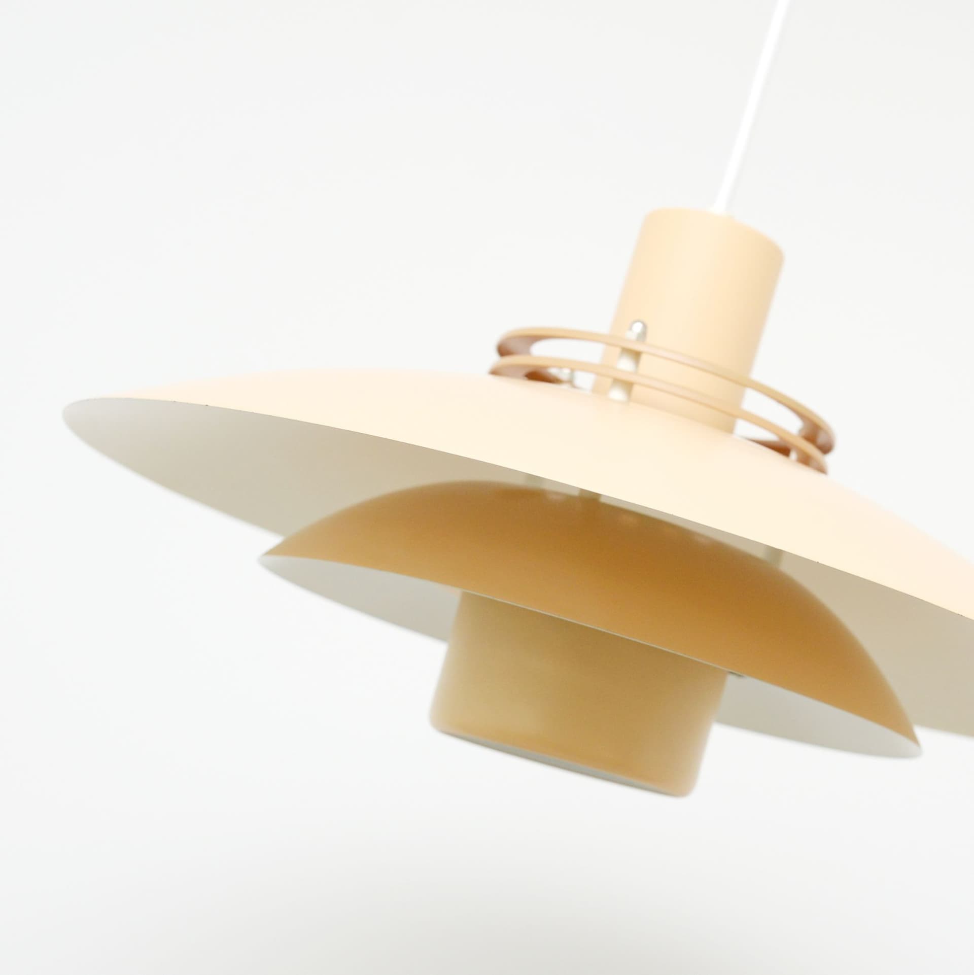 Pendant Lamp Form Light, orange, metal, Form Light, Denmark, 1970s. - 306160
