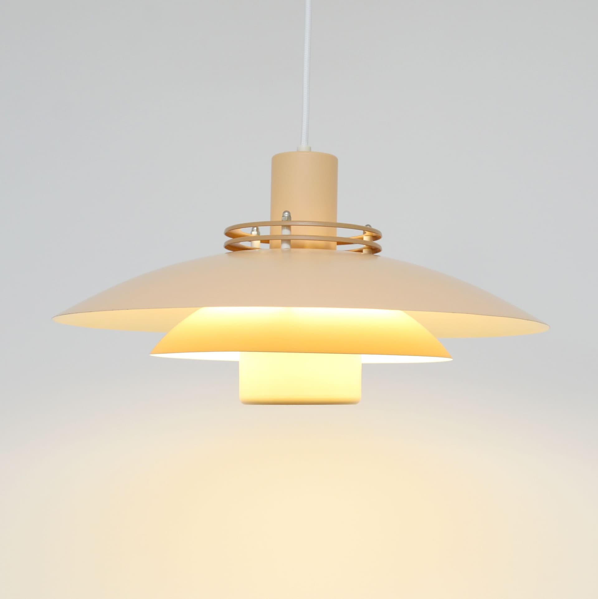 Pendant Lamp Form Light, orange, metal, Form Light, Denmark, 1970s. - 306159