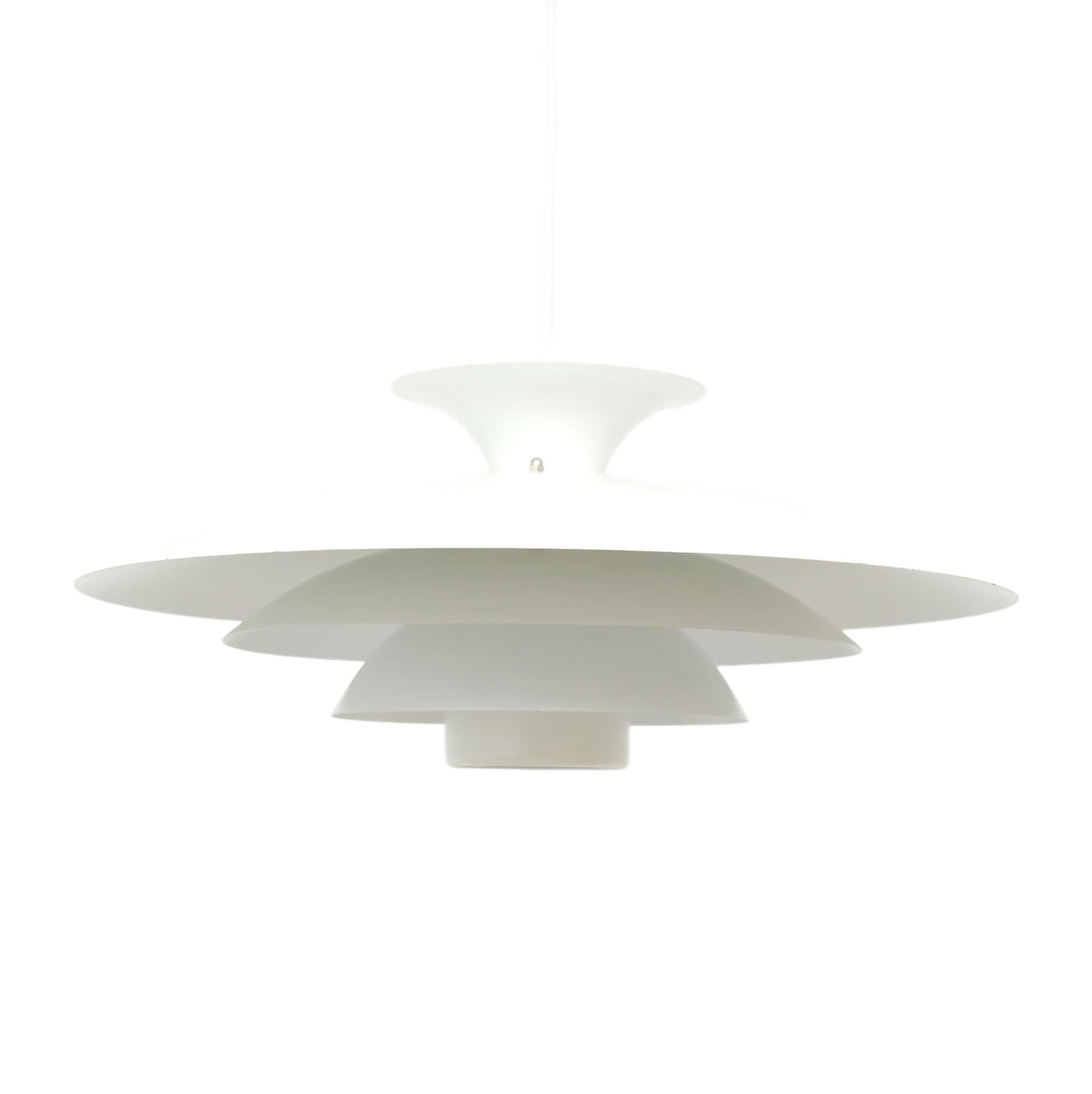 Pendant lamp Form Light, white metal, Form Light, Denmark, 1970s.