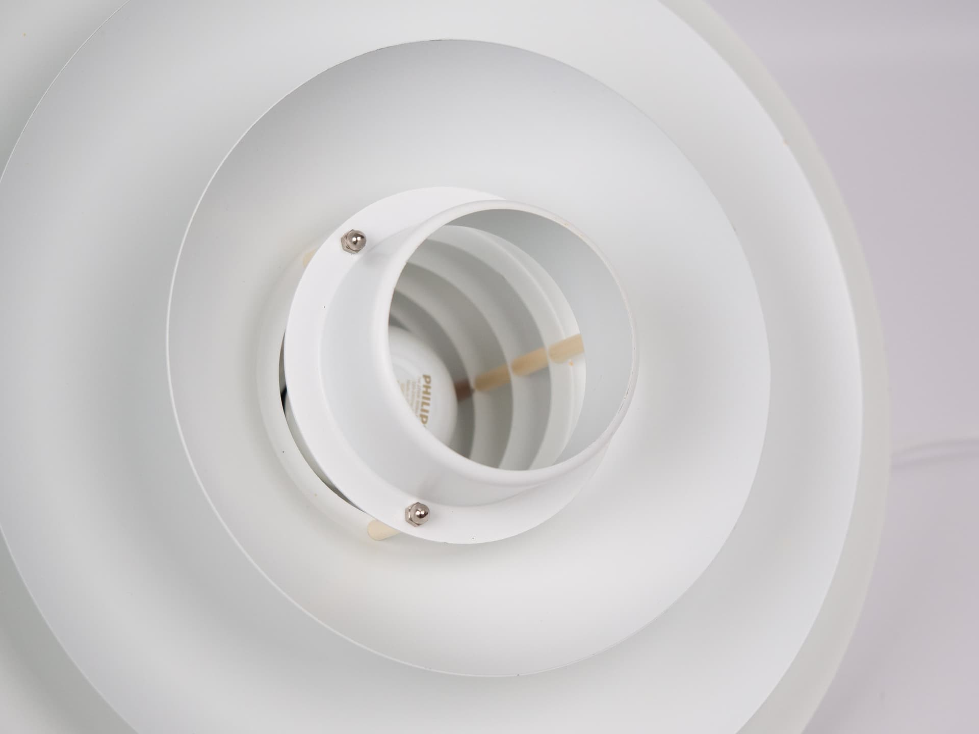 Pendant lamp, Form Light, white, metal, Form Light, Denmark, 1980s. - 306243