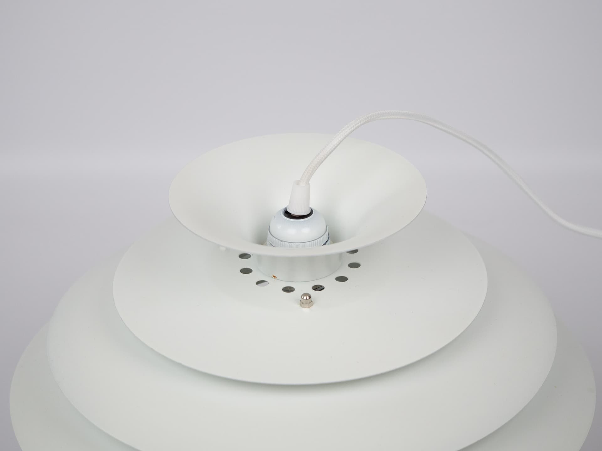 Pendant lamp, Form Light, white, metal, Form Light, Denmark, 1980s. - 306241