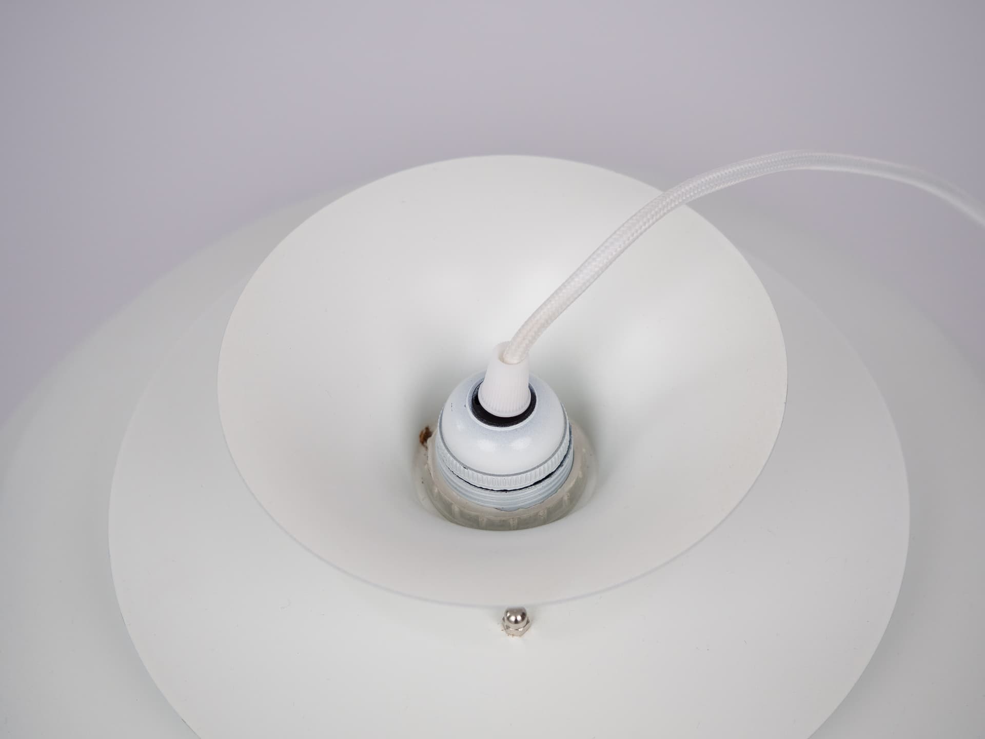 Pendant lamp, Form Light, white, metal, Form Light, Denmark, 1980s. - 306244