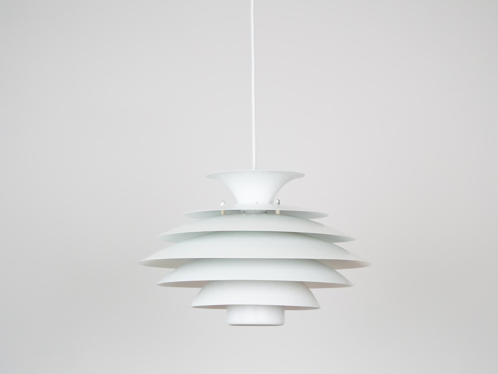 Pendant lamp, Form Light, white, metal, Form Light, Denmark, 1980s. - 306236