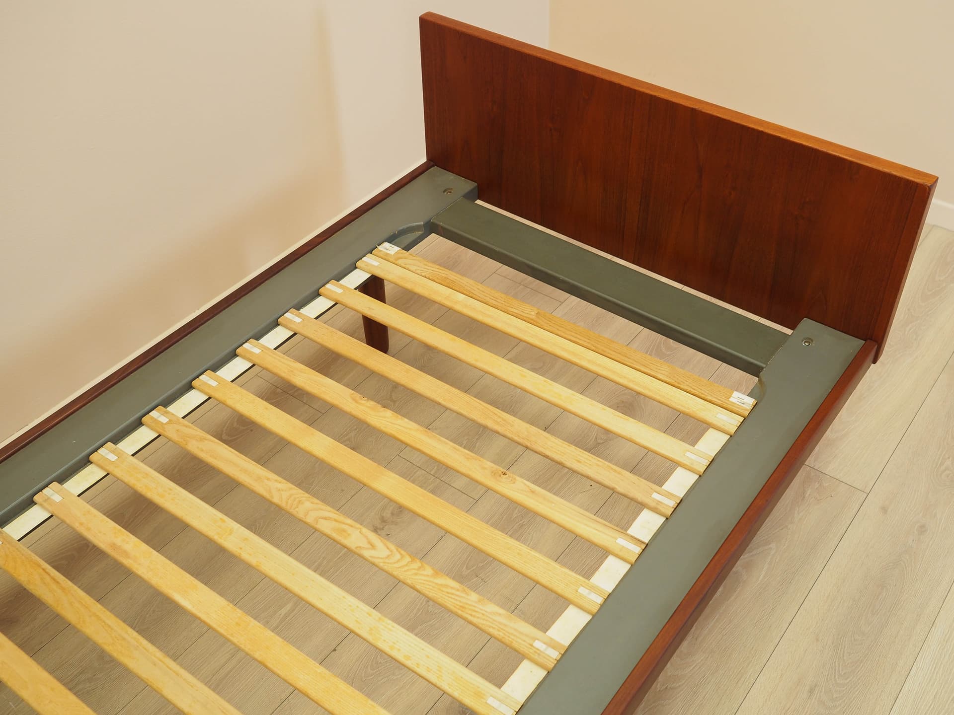 Bed, teak brown, by H. J. Wegner, Getama, Denmark, 1960s. - 306368