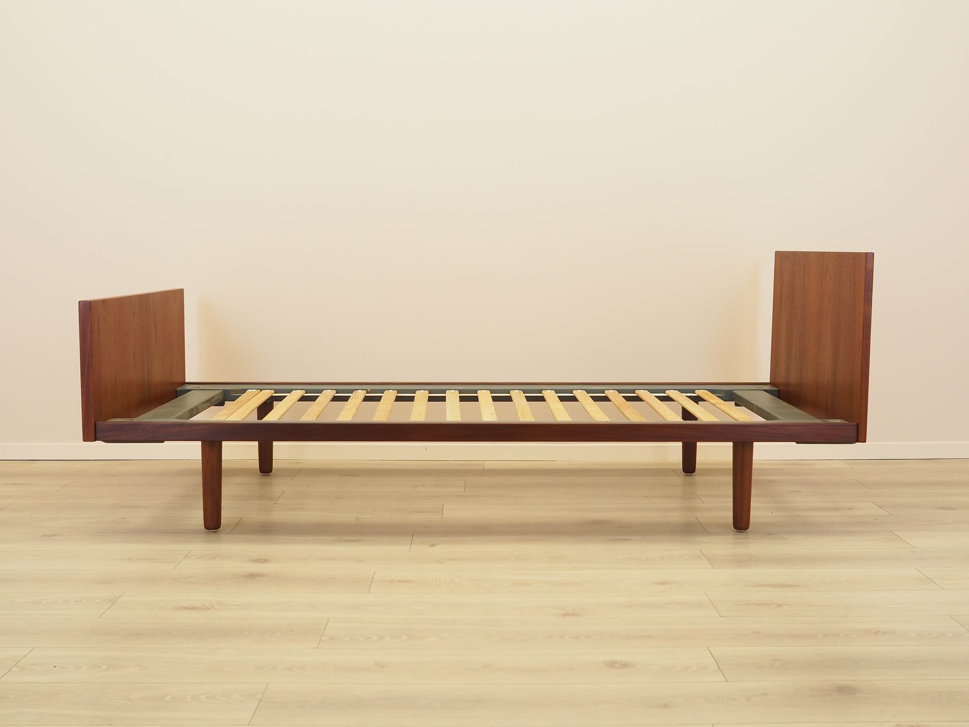 Bed, teak brown, by H. J. Wegner, Getama, Denmark, 1960s. - 306359