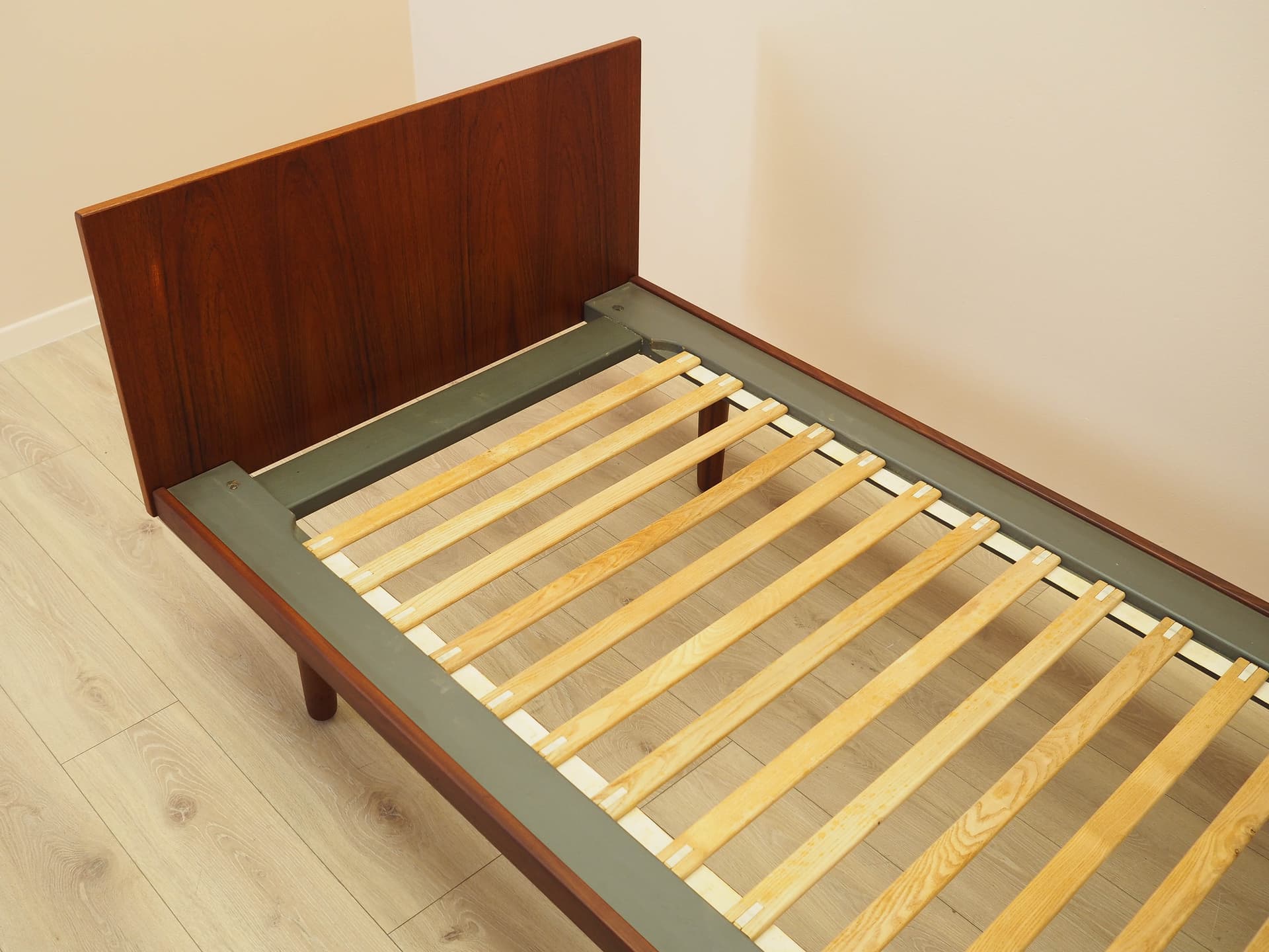 Bed, teak brown, by H. J. Wegner, Getama, Denmark, 1960s. - 306366