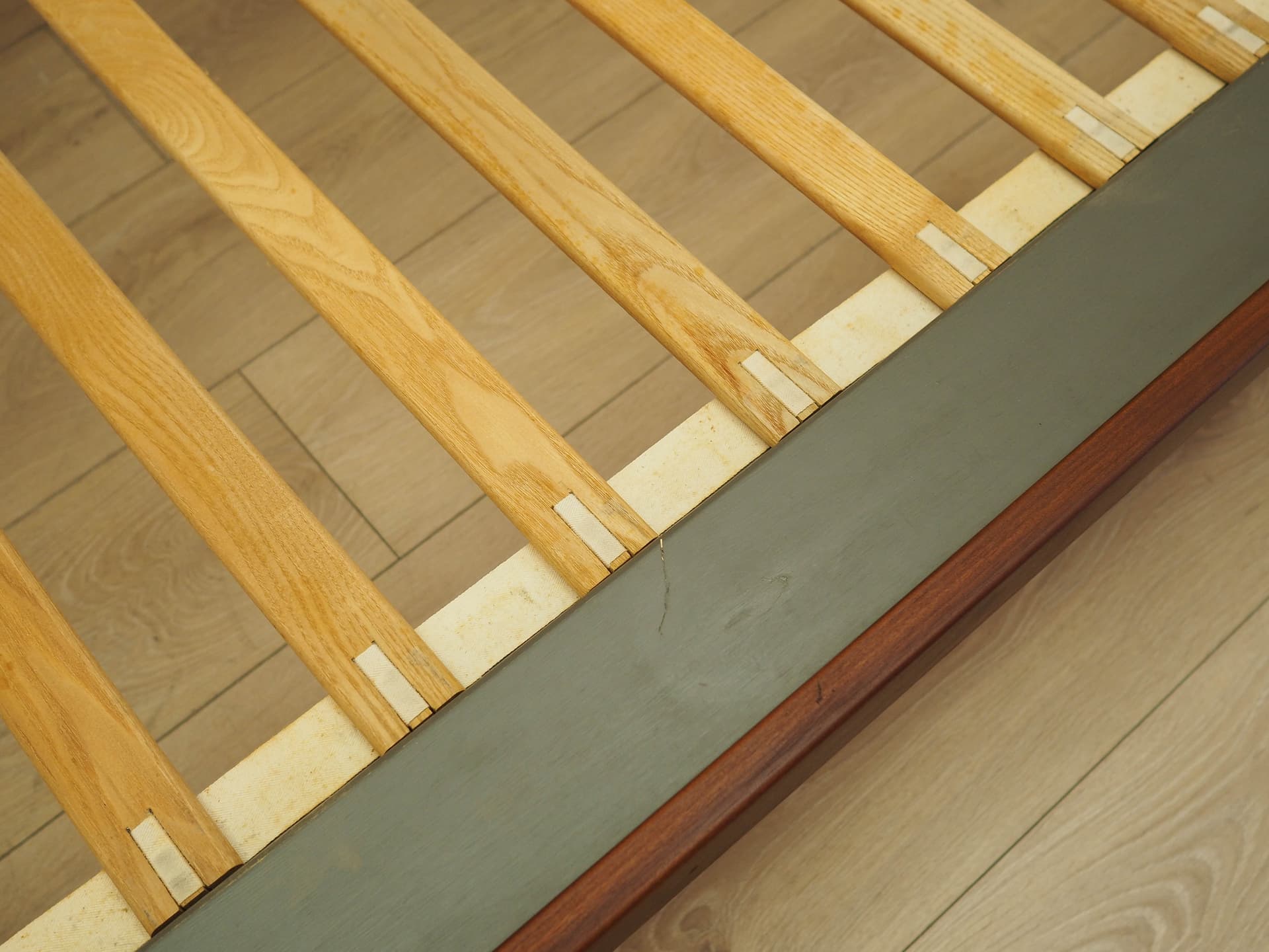 Bed, teak brown, by H. J. Wegner, Getama, Denmark, 1960s. - 306370