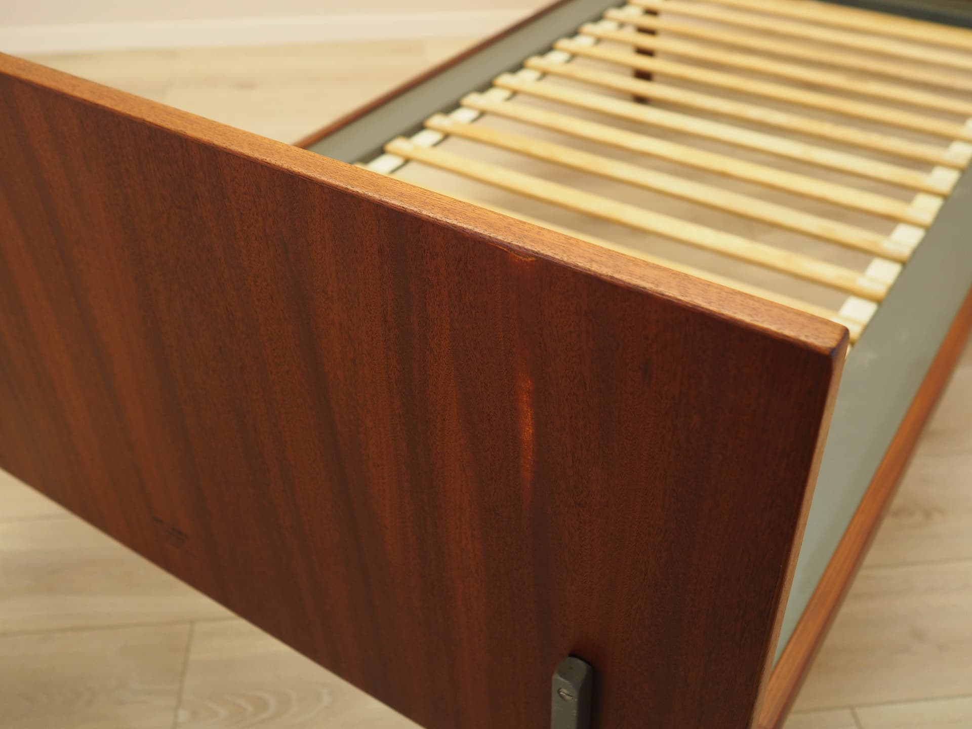 Bed, teak brown, by H. J. Wegner, Getama, Denmark, 1960s. - 306364