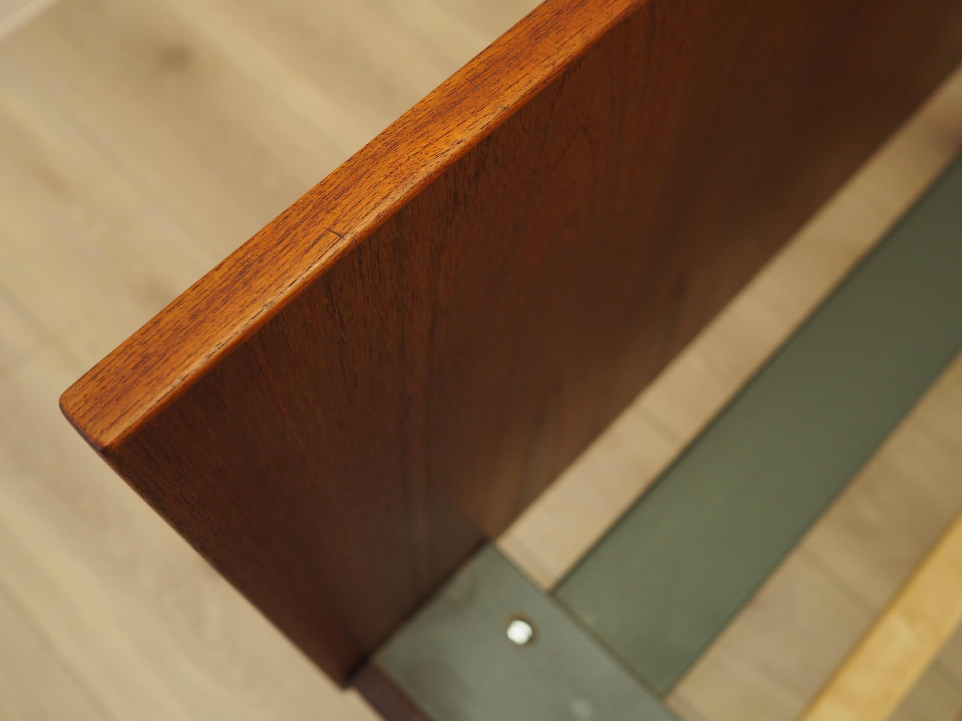 Bed, brown teak, by H. Wegner, Getama, Denmark, 1960s. - 306405