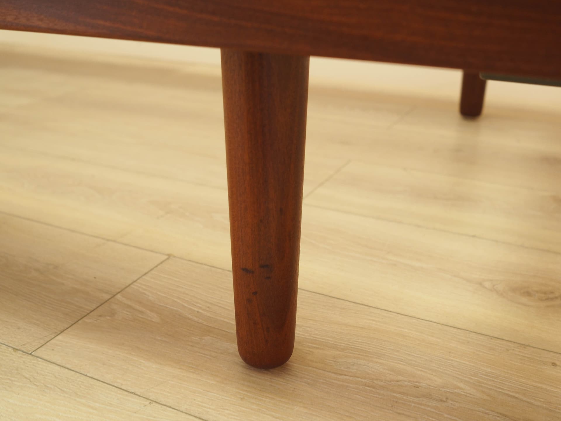 Bed, brown teak, by H. Wegner, Getama, Denmark, 1960s. - 306406