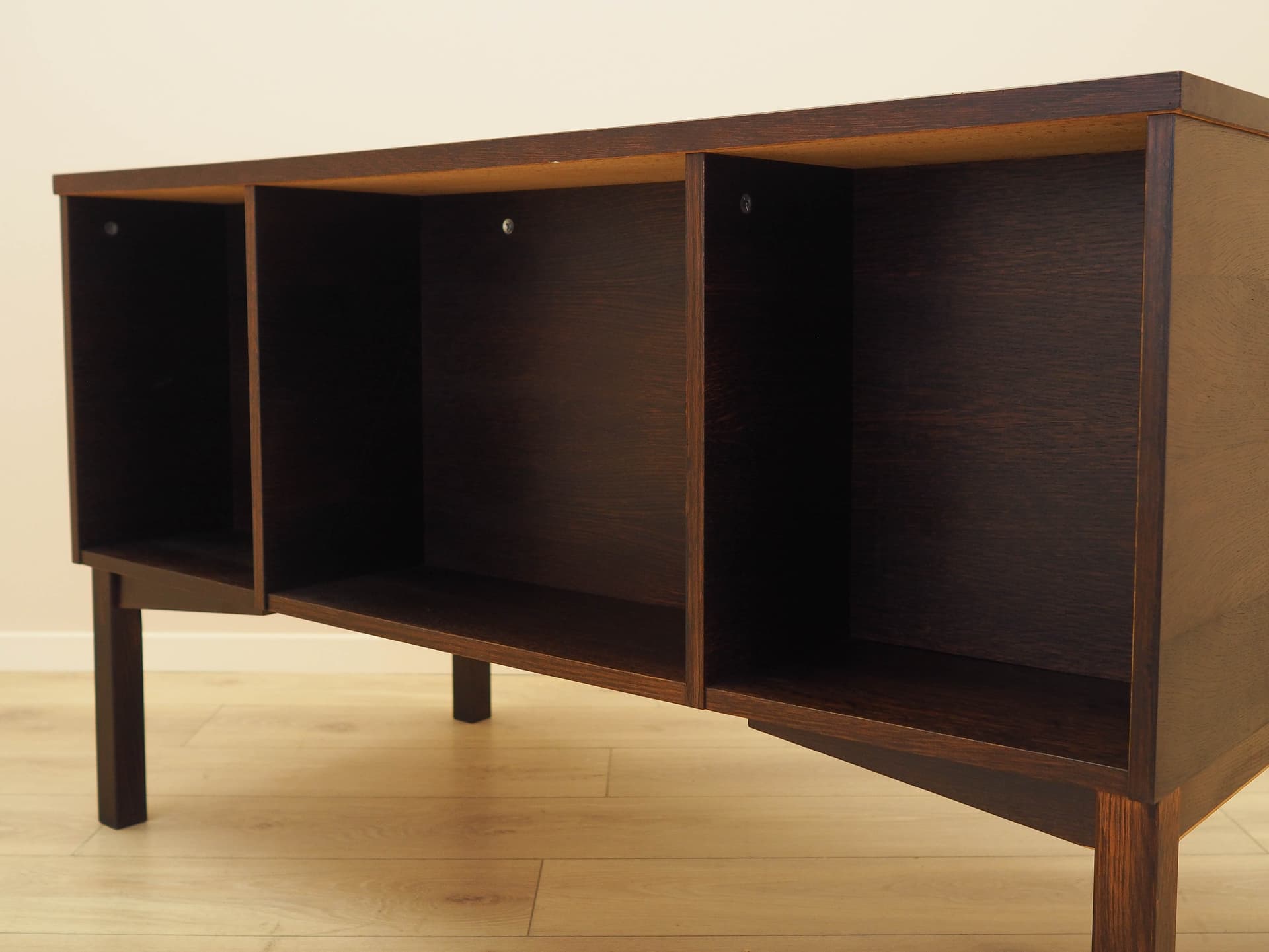 Desk, brown oak, Denmark, 1970s. - 306432