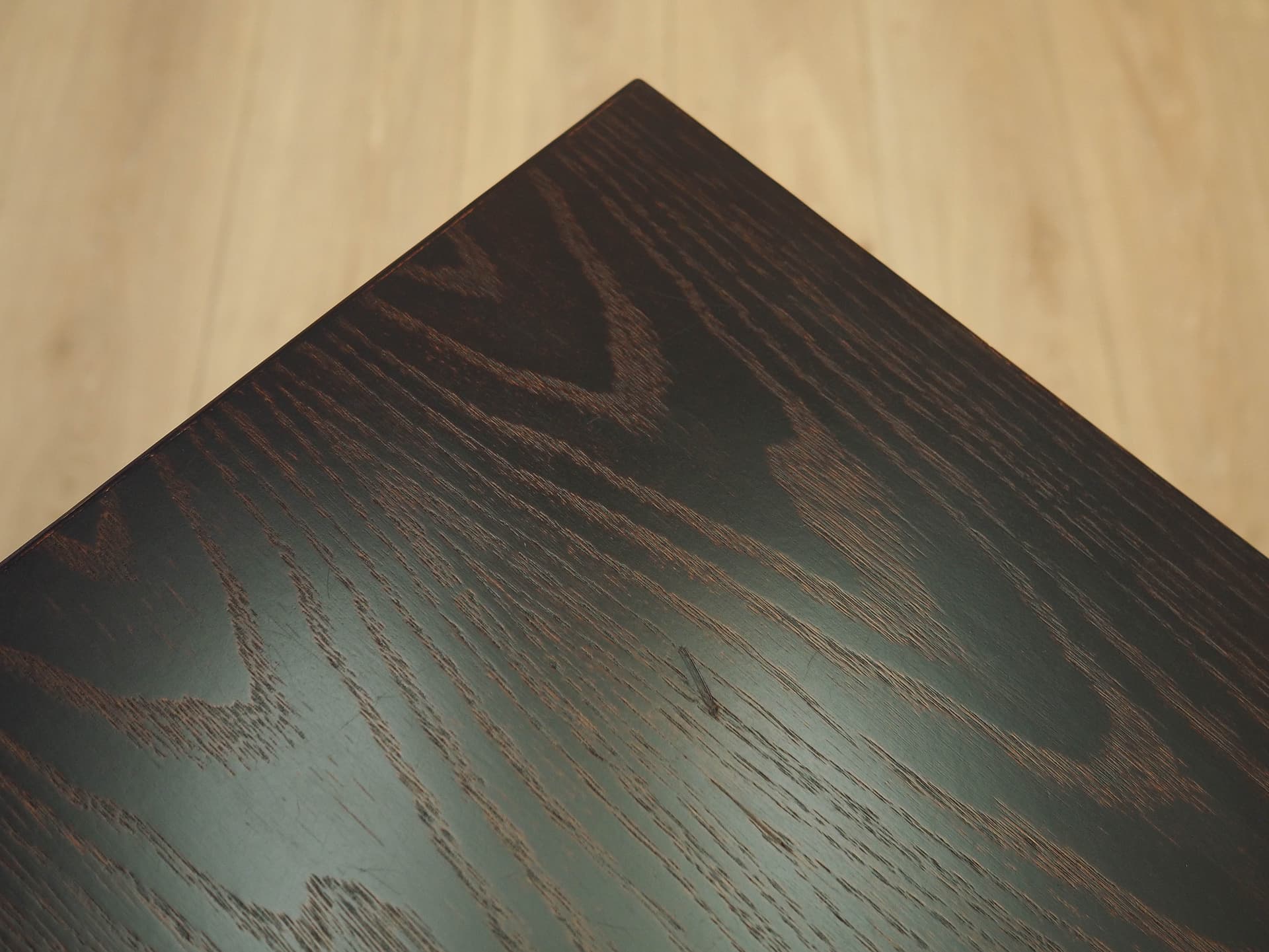 Desk, brown oak, Denmark, 1970s. - 306430