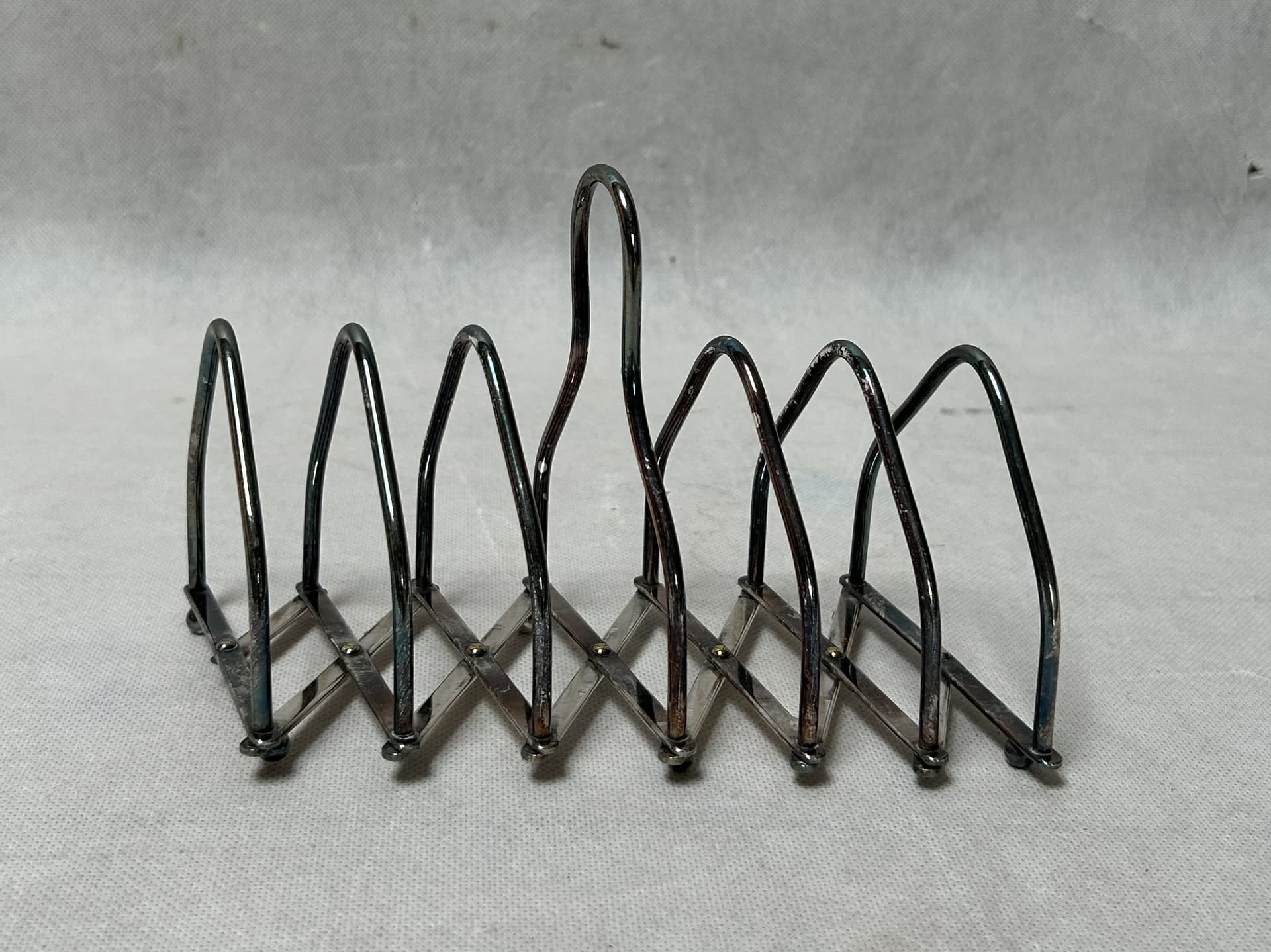 Toast Rack, silver-plated brass silver, 19th c. - 306451