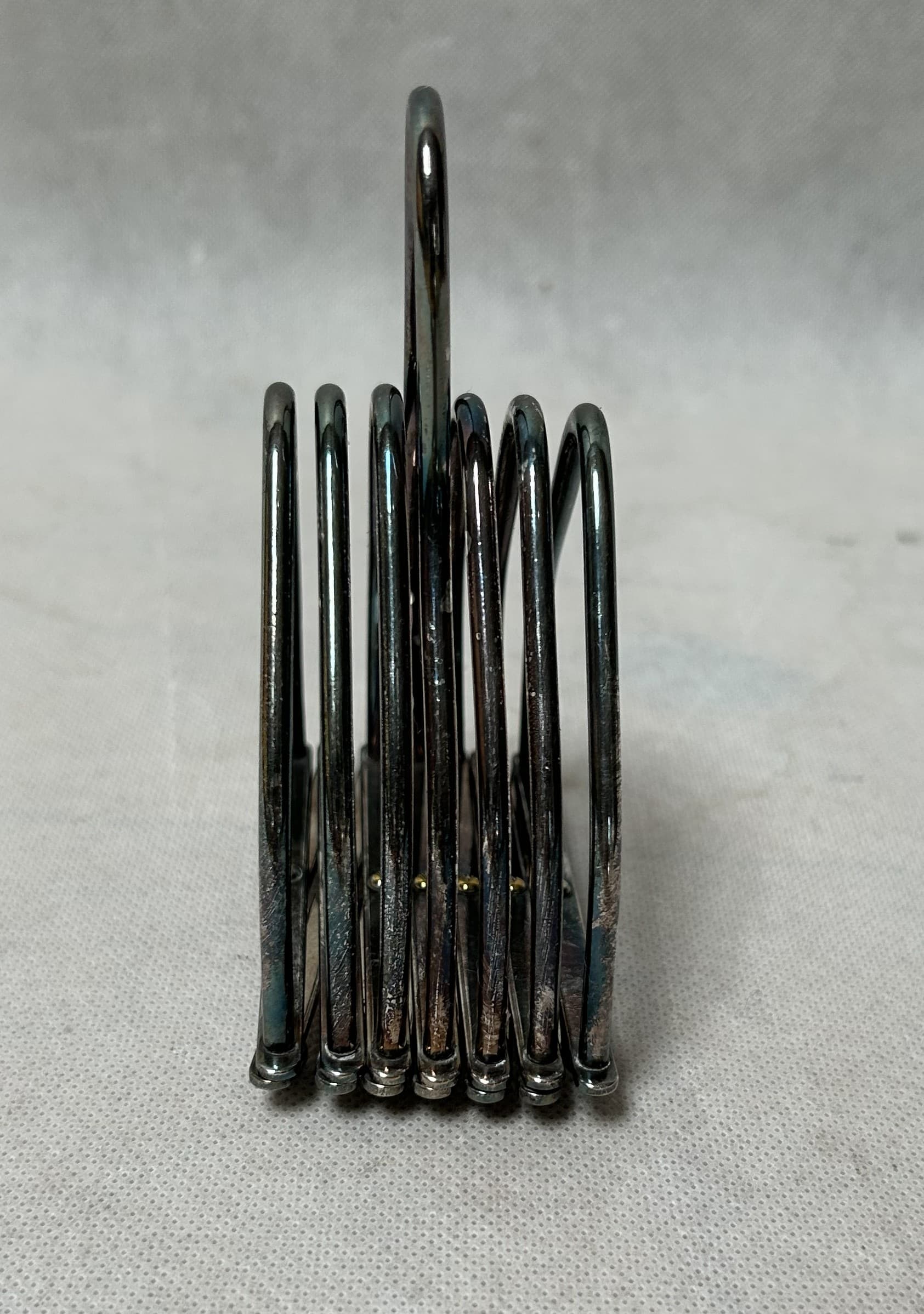 Toast Rack, silver-plated brass silver, 19th c. - 306448