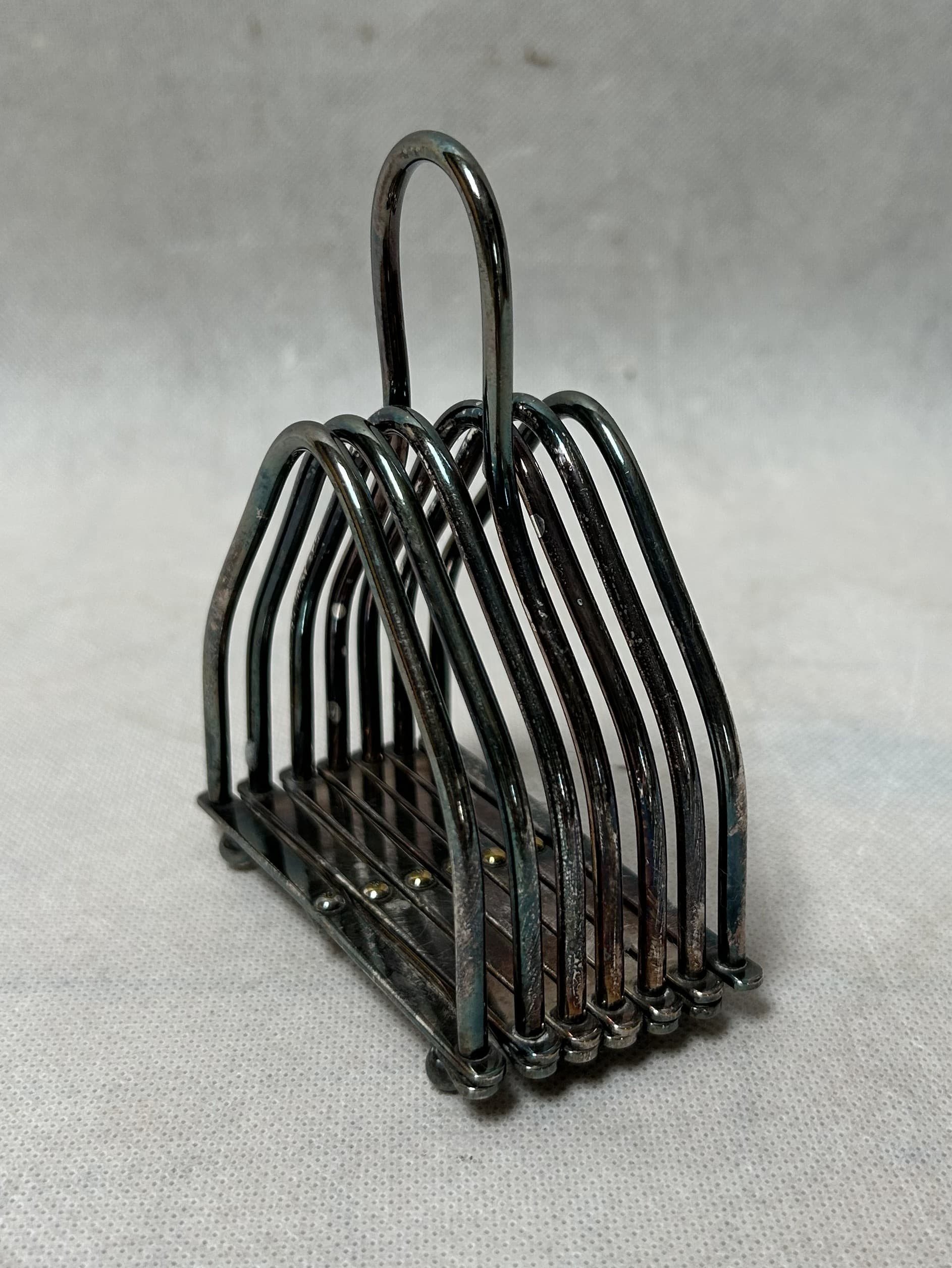 Toast Rack, silver-plated brass silver, 19th c. - 306447