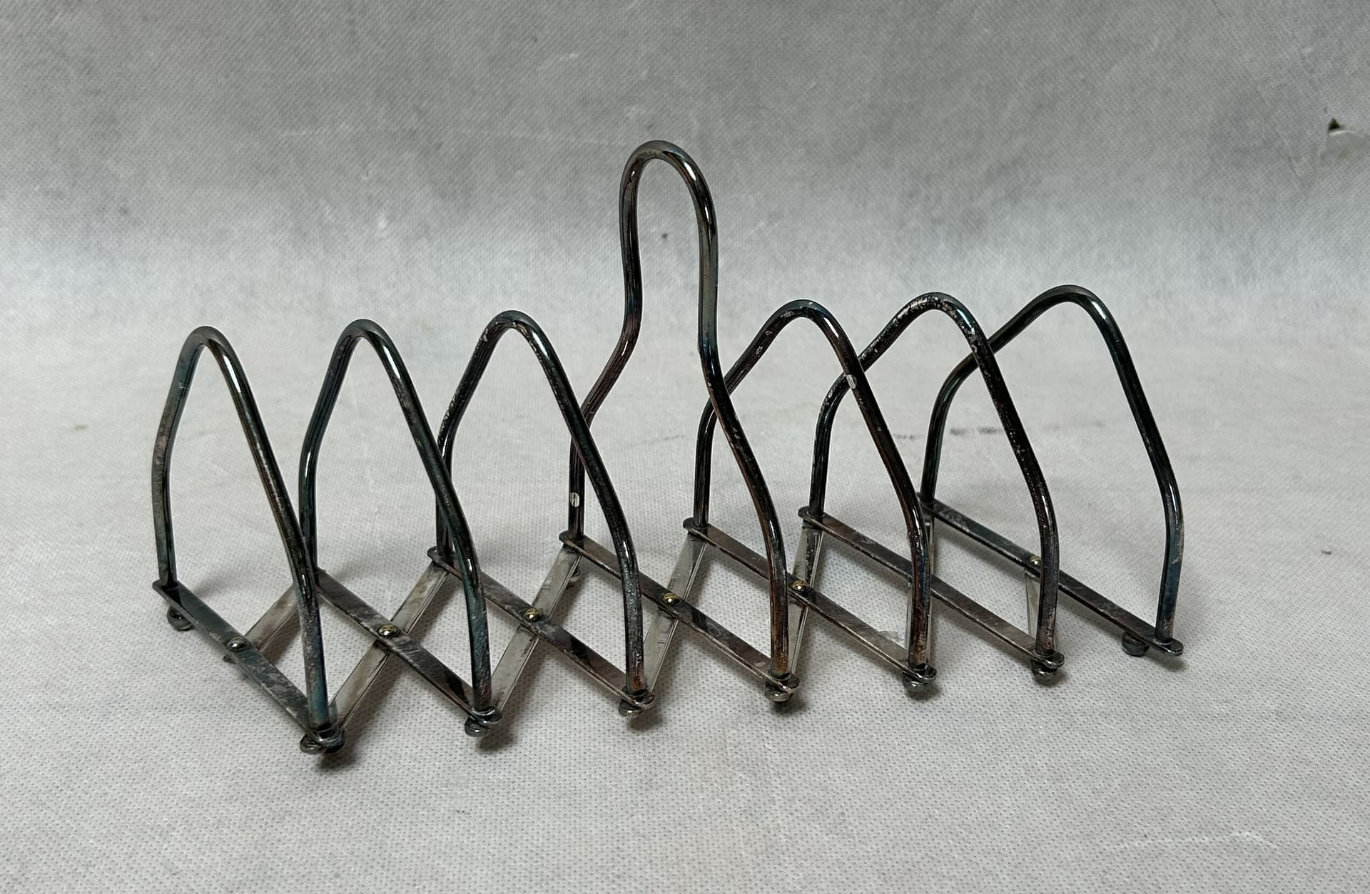 Toast Rack, silver-plated brass silver, 19th c. - 306446