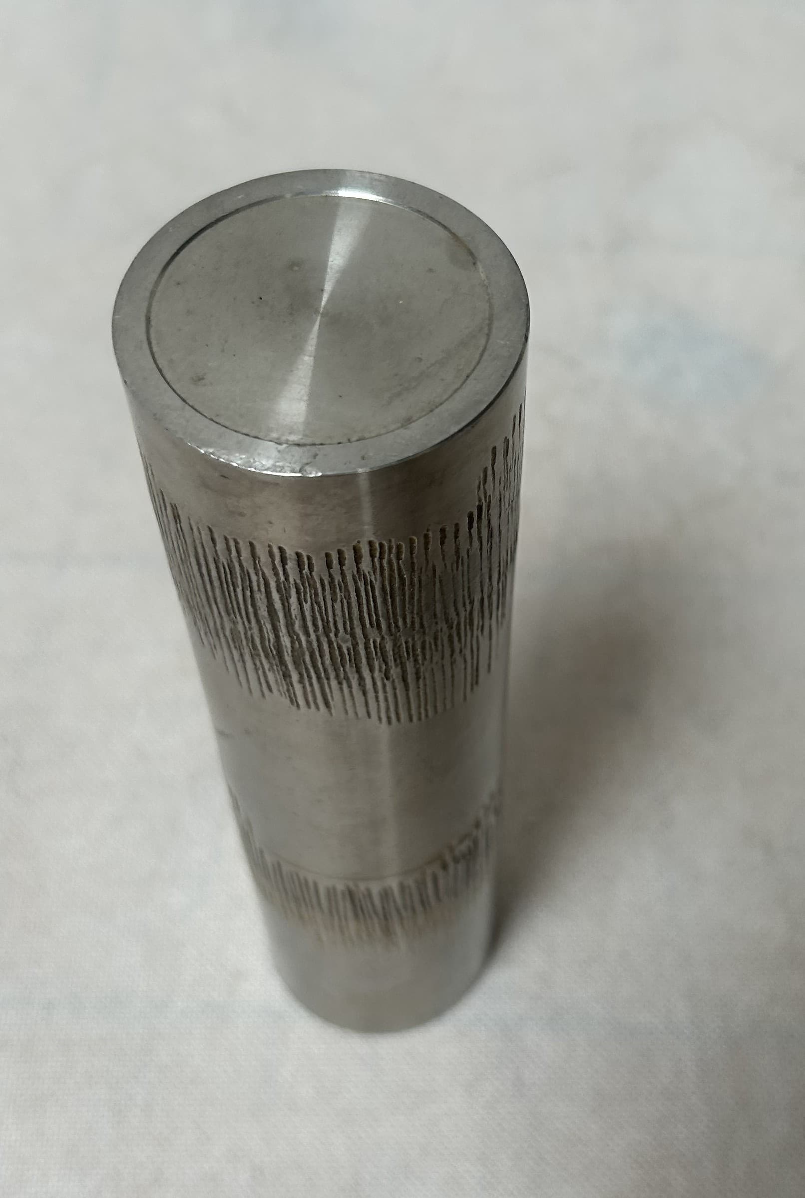 Vase Brutalist, silver metal, Germany, 1970s. - 306460