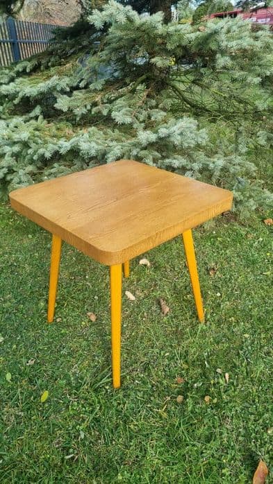 Table, brown wood, Czechoslovakia, 1960s. - 307139