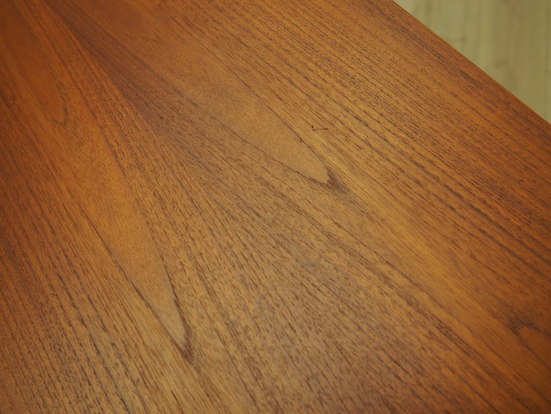 Sideboard, brown teak, black wood, Denmark, 1970s. - 307838