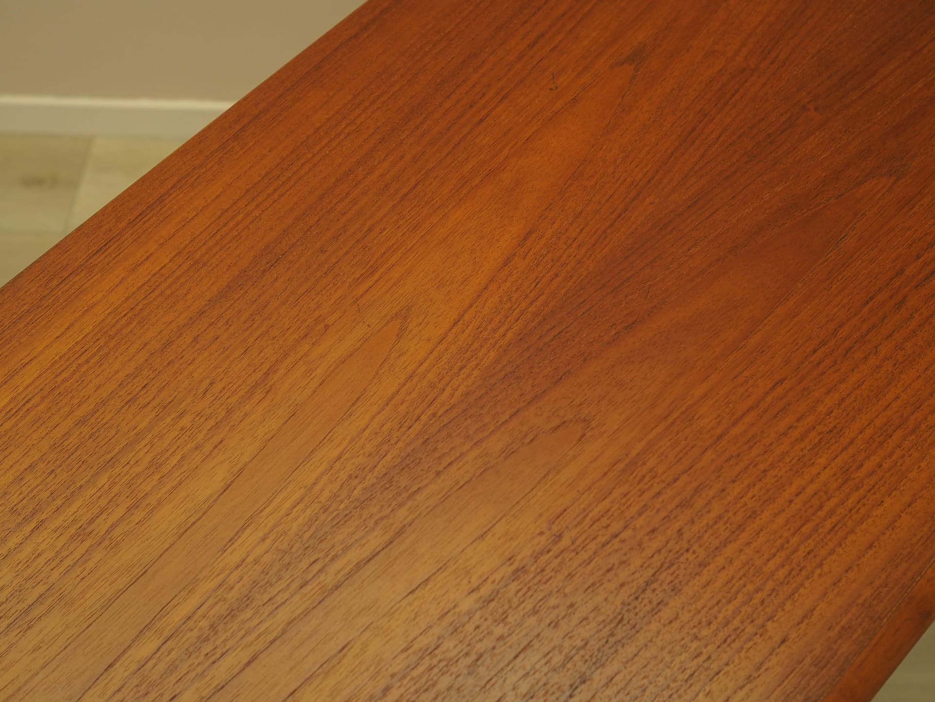 Sideboard, brown teak, black wood, Denmark, 1970s. - 307836