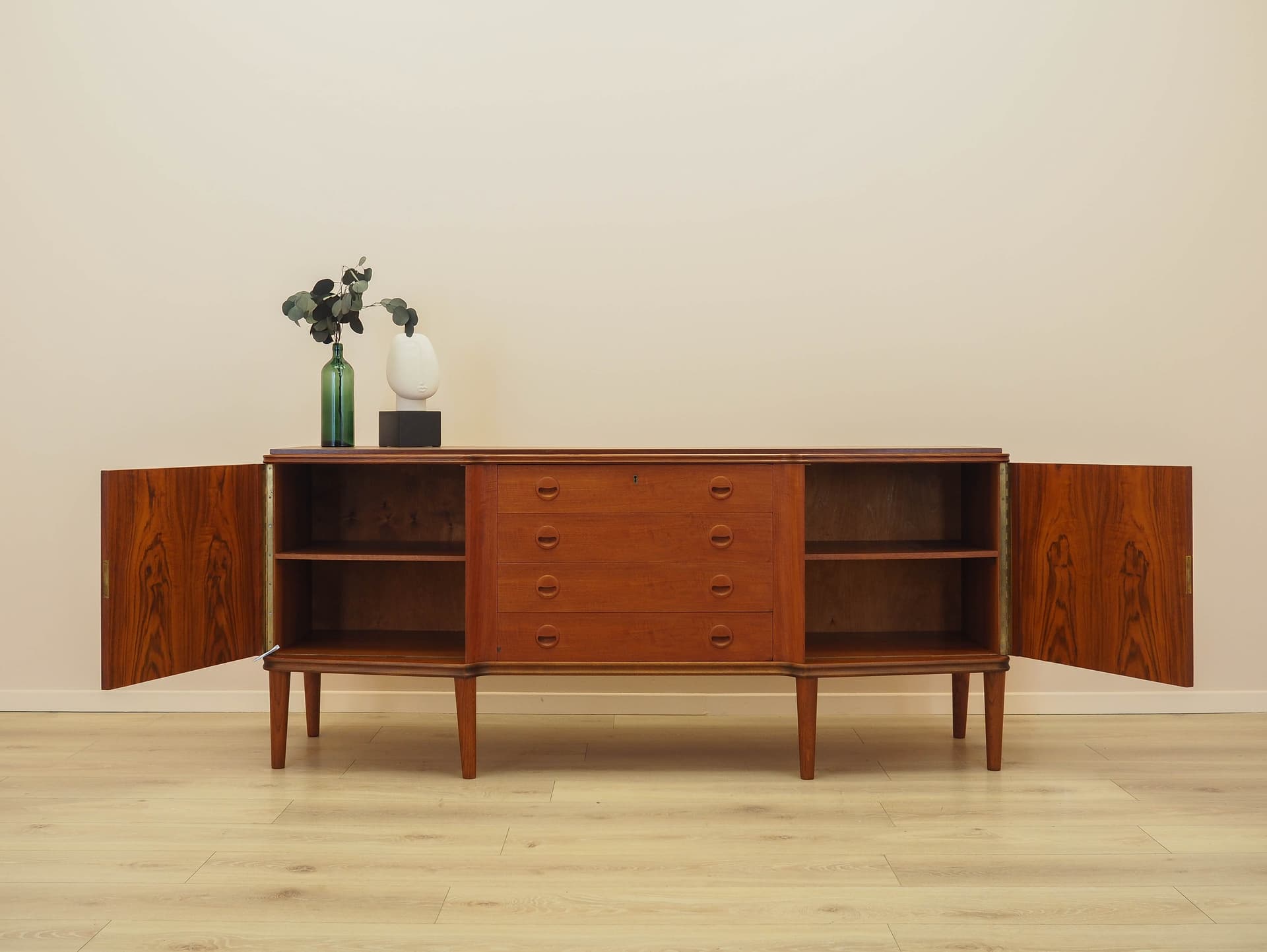 Sideboard, teak brown, Denmark, 1960s. - 307861