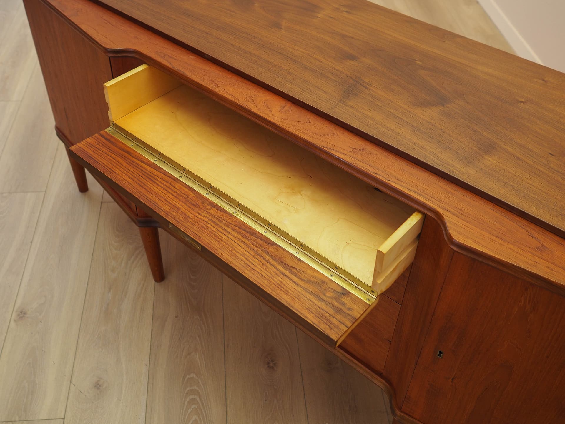 Sideboard, teak brown, Denmark, 1960s. - 307872