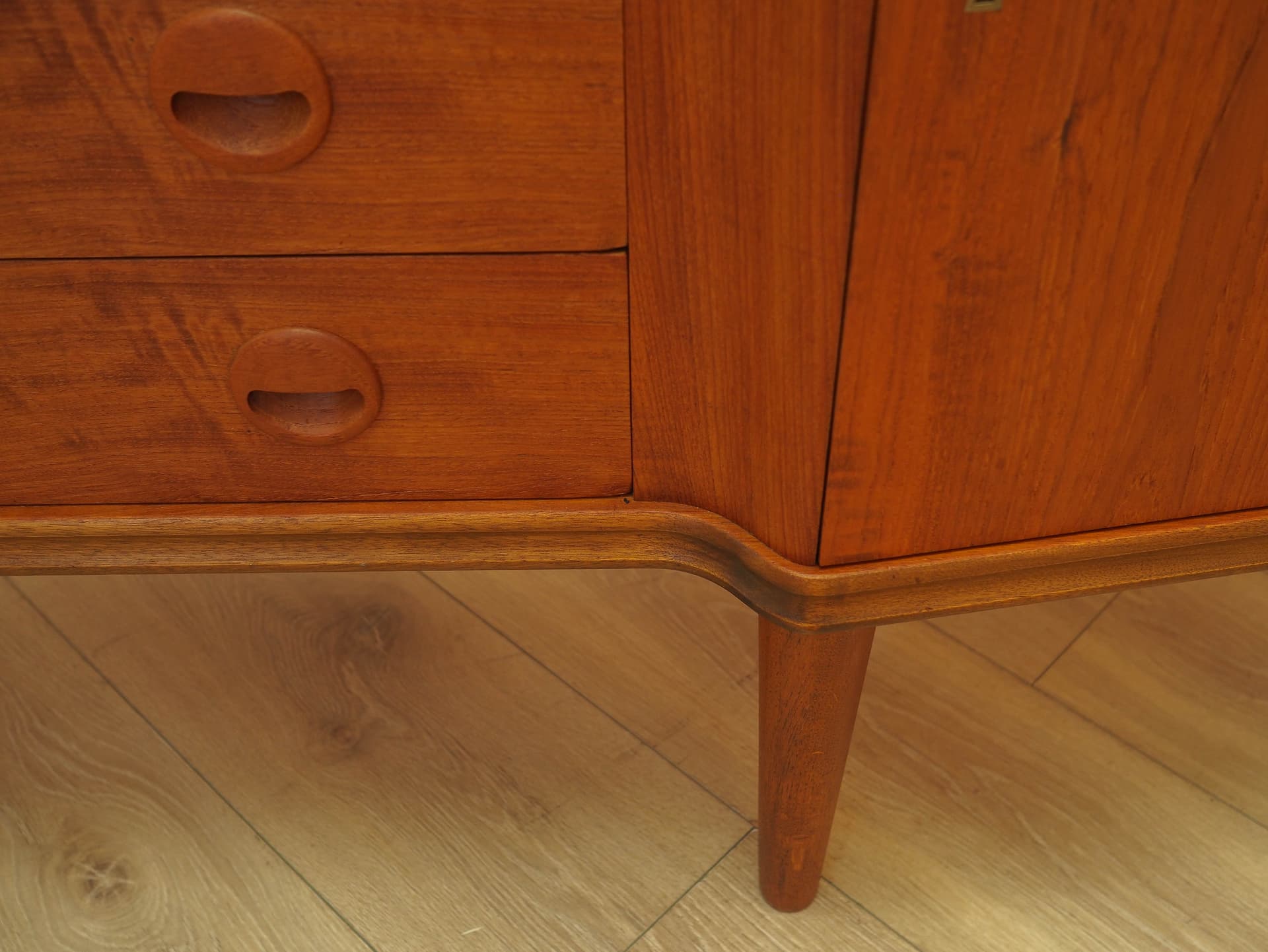 Sideboard, teak brown, Denmark, 1960s. - 307871