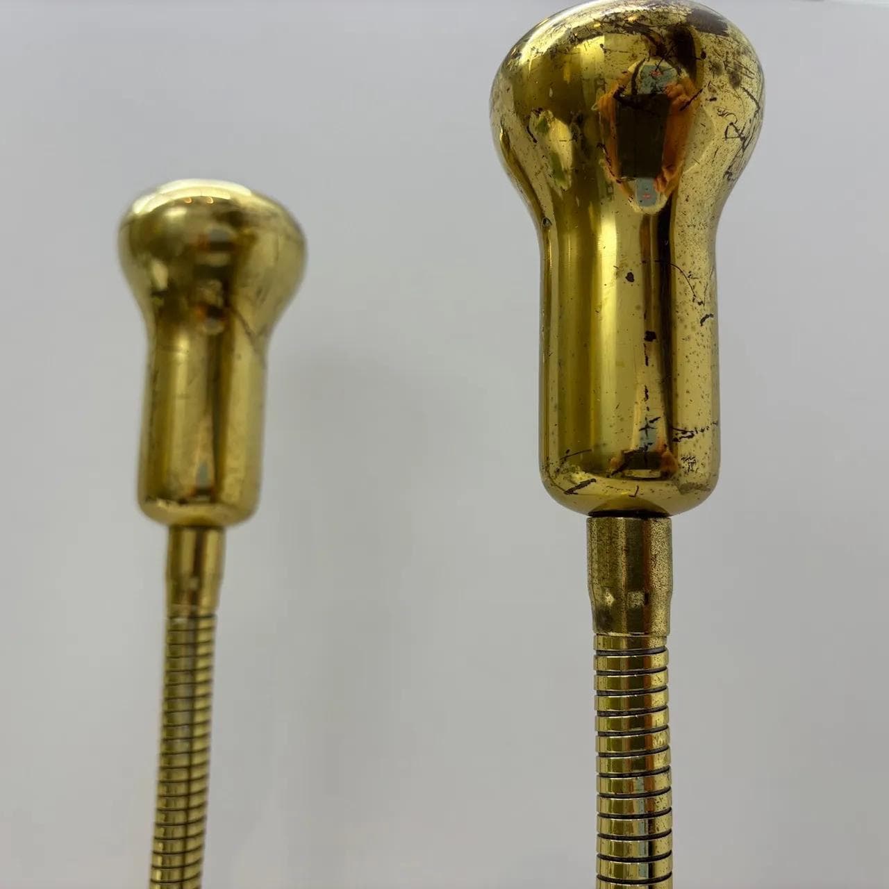 Mosiężne kinkiety modernistyczne, Niemcy, lata 70. - 22812