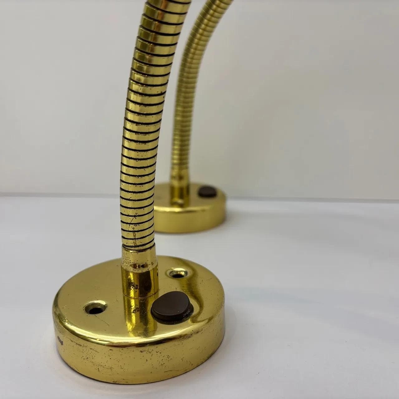 Mosiężne kinkiety modernistyczne, Niemcy, lata 70. - 22817