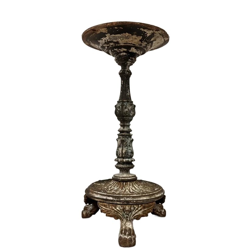 Podstawa stolika Art Nouveau, żeliwo czarne, Niemcy, początek XX w.