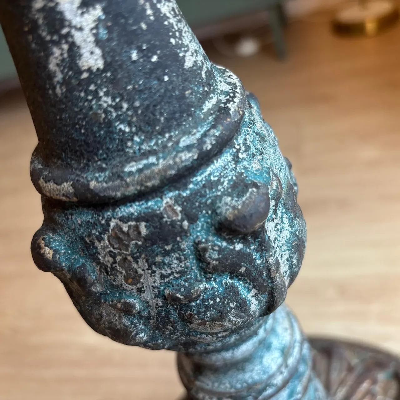 Podstawa stolika Art Nouveau, żeliwo czarne, Niemcy, początek XX w. - 22790