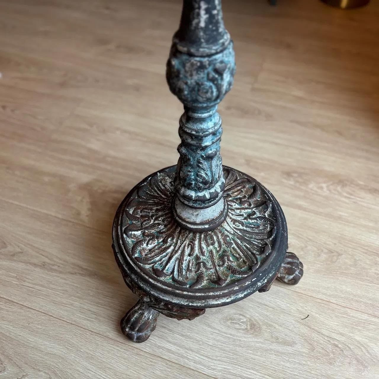 Podstawa stolika Art Nouveau, żeliwo czarne, Niemcy, początek XX w. - 22792