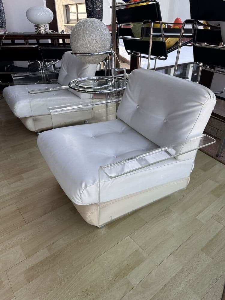 Zestaw sofa i dwa fotele, WK Möbel, Niemcy, lata 60. - 308247