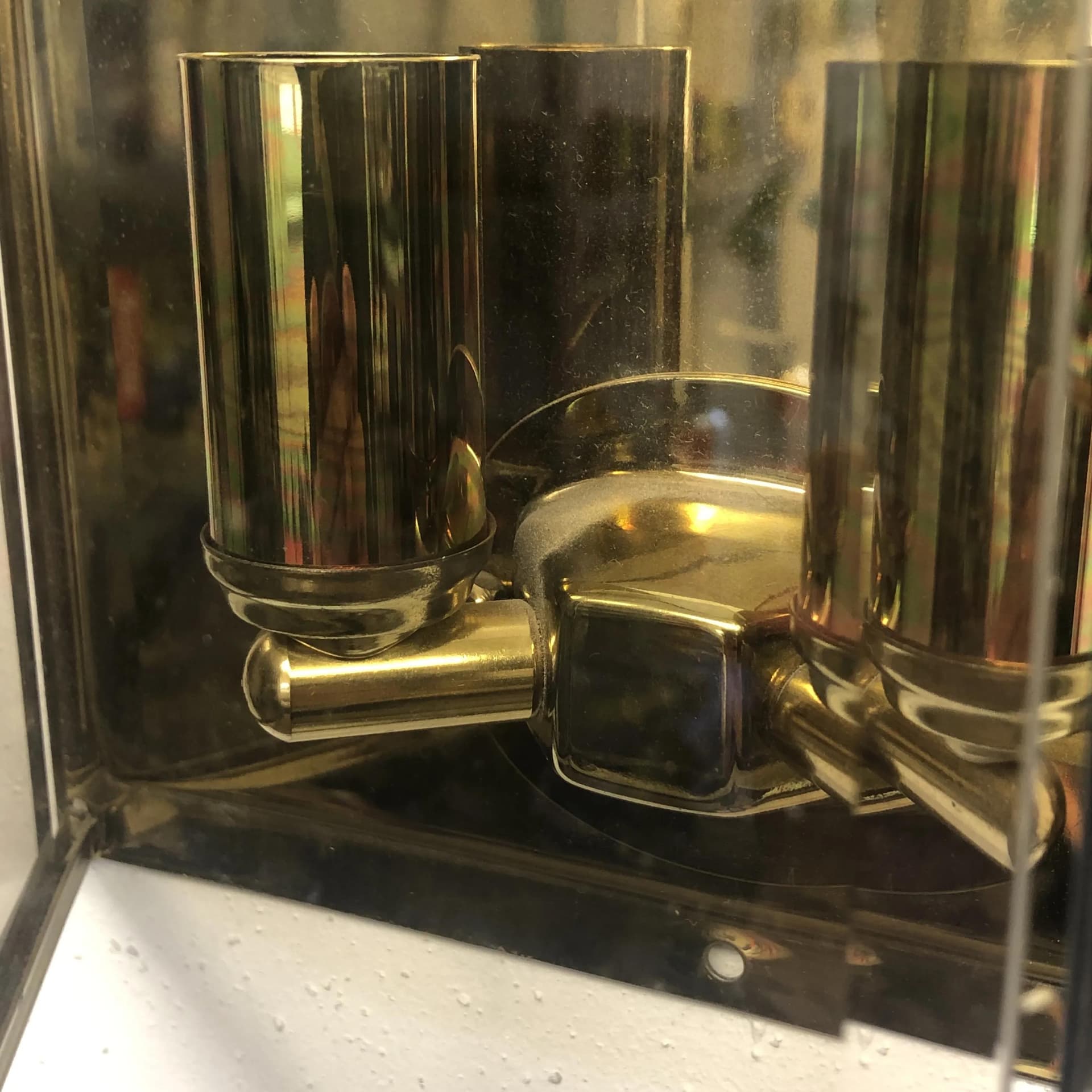 Para kinkietów Art Deco, mosiądz złoty, Holtkötter, Niemcy, lata 70. - 22779