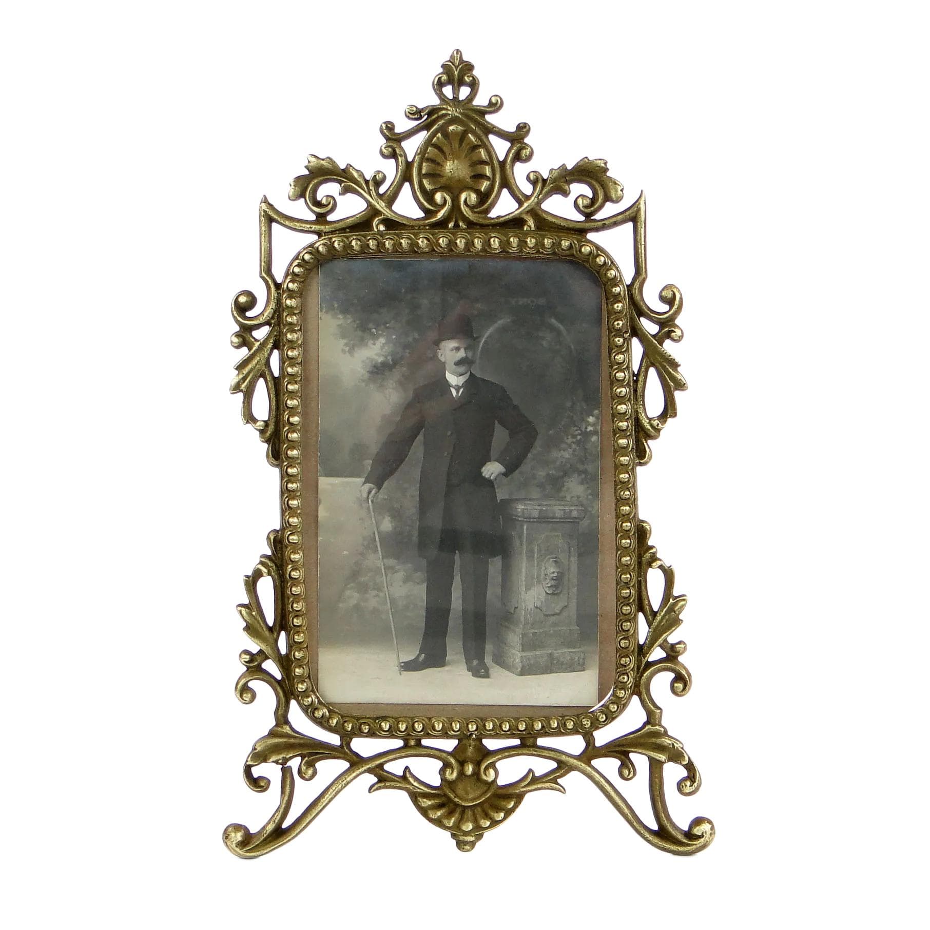 Picture frame Rococo, golden bronze, Austria, 19th c.
