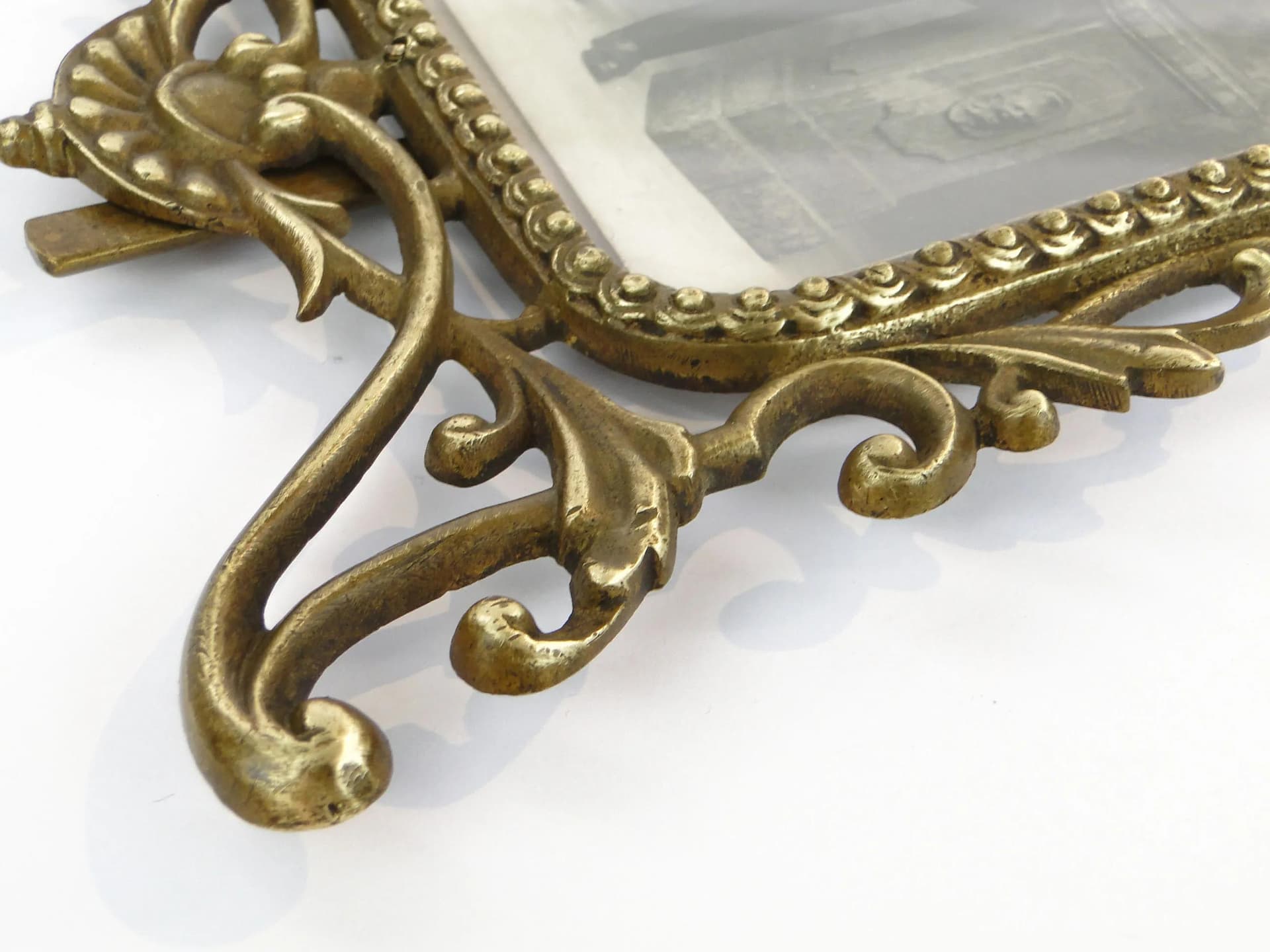 Picture frame Rococo, golden bronze, Austria, 19th c. - 22939