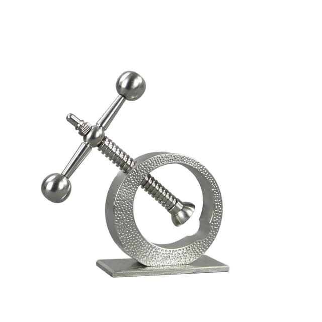 Dziadek do orzechów Art déco, stal srebrny, Polska, I połowa XX w. - WYMIARY