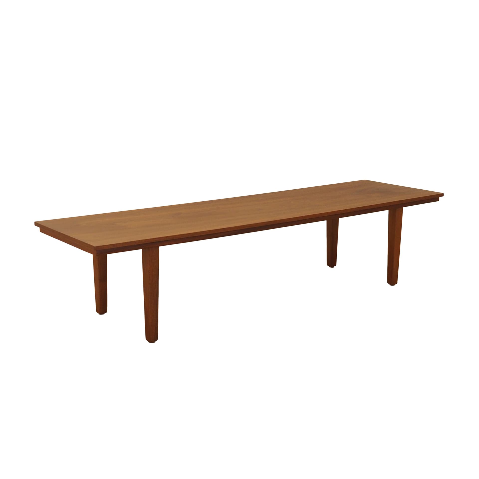 Lowboard, brown teak, Denmark, 1970s.
