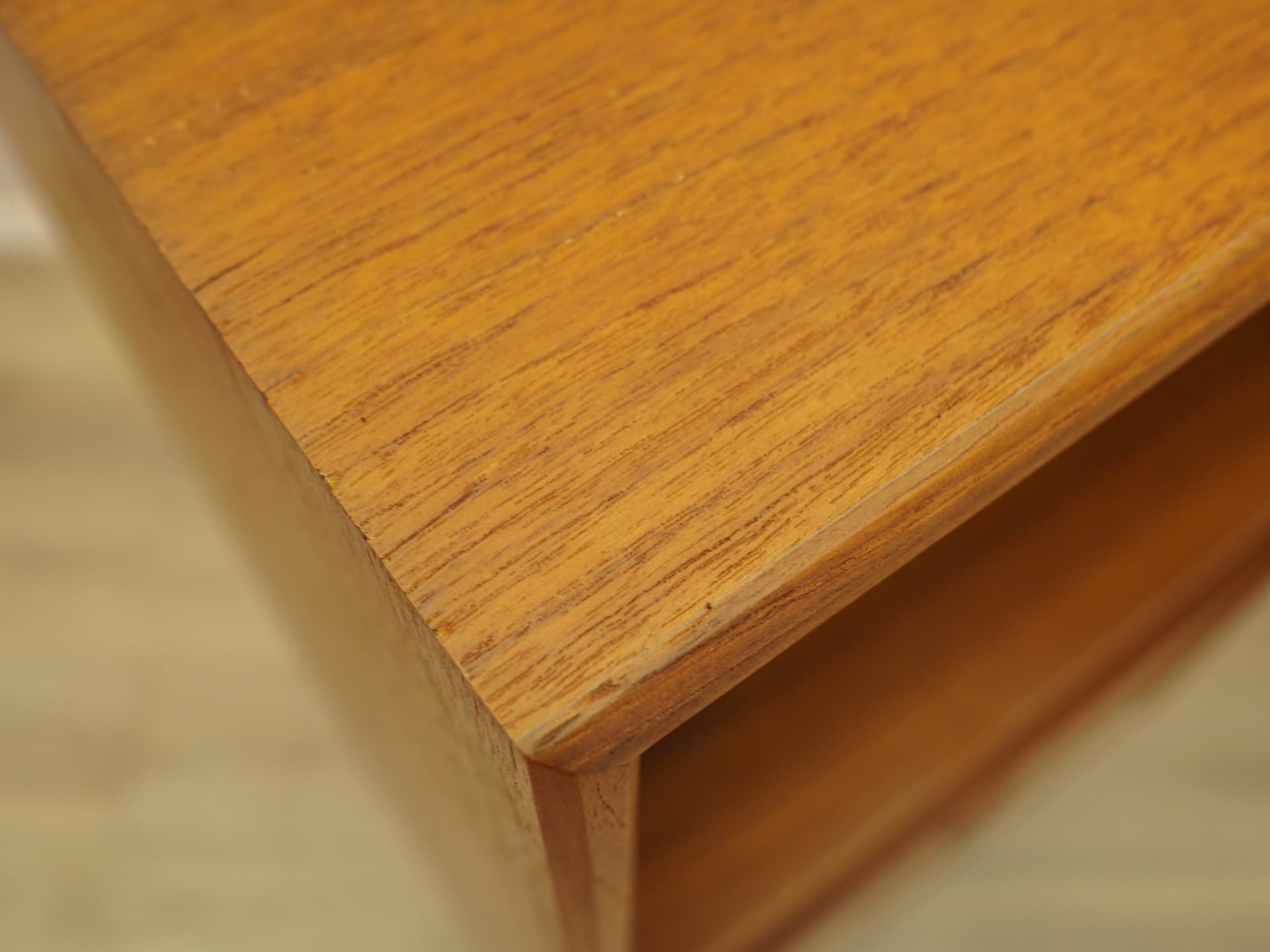 Bookcase, brown teak, black wood, Denmark, 1970s. - 308766