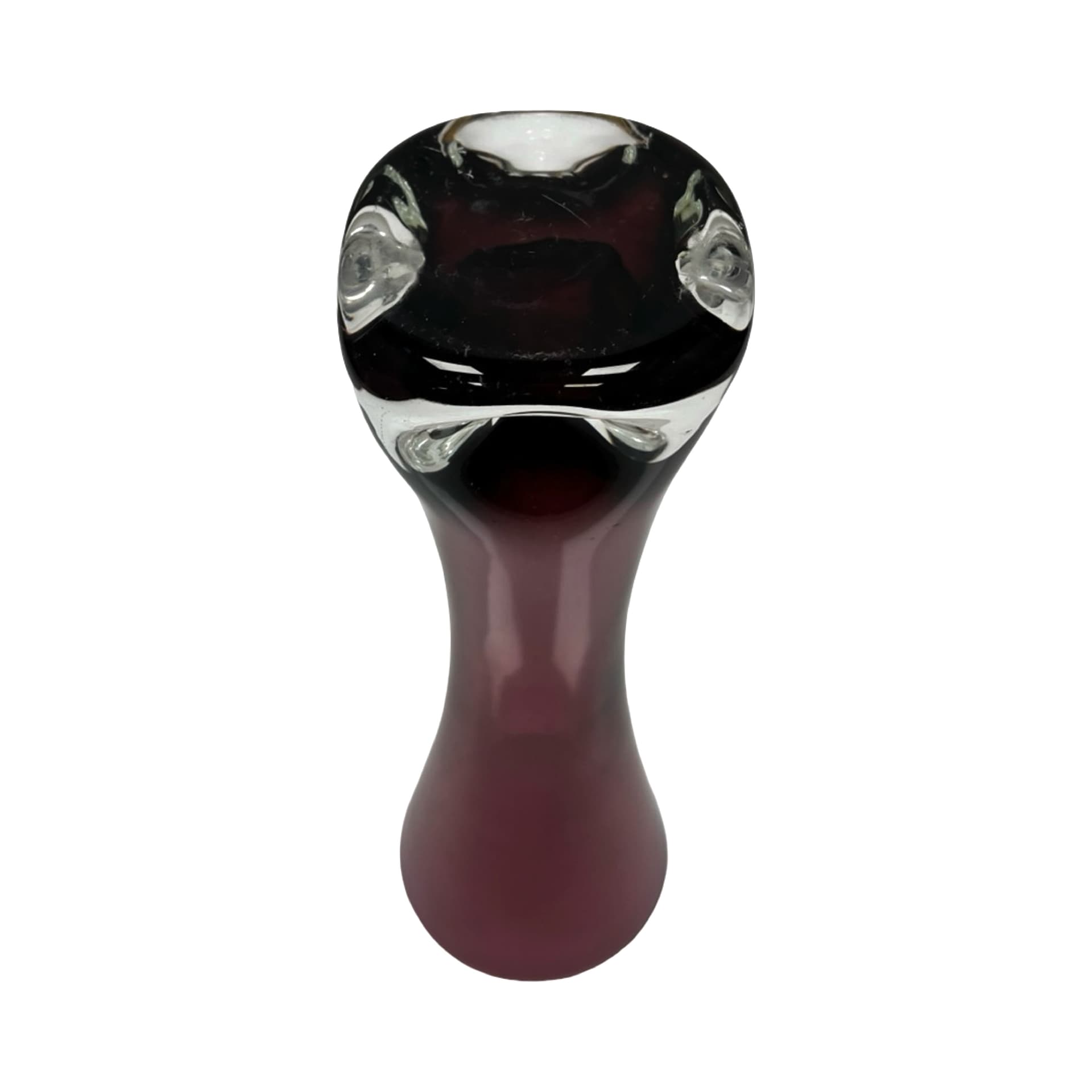 Vase Lord Nelson, burgundy, crystal, Ingrid Glashütte, Germany, 1960s. - 308854