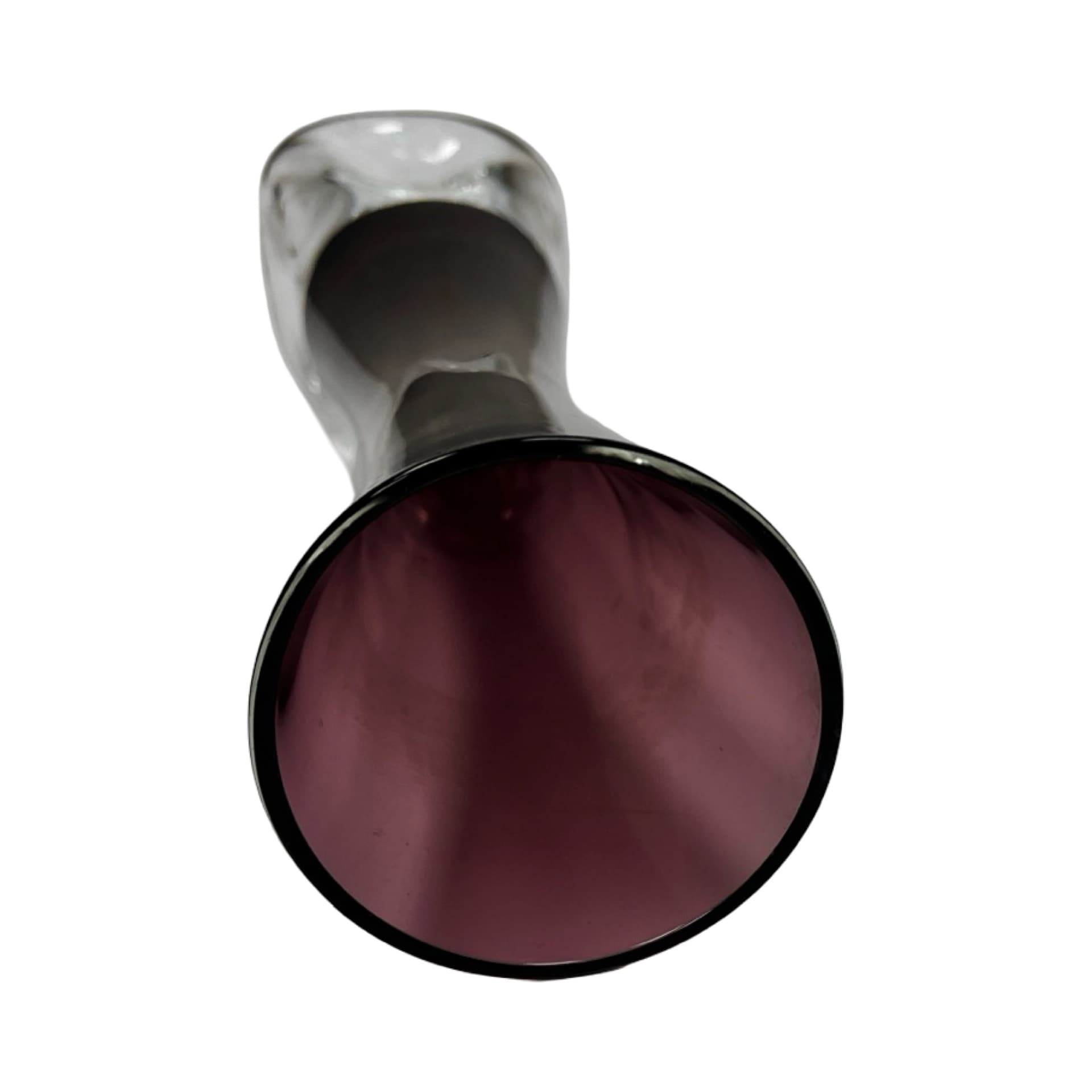 Vase Lord Nelson, burgundy, crystal, Ingrid Glashütte, Germany, 1960s. - 308853