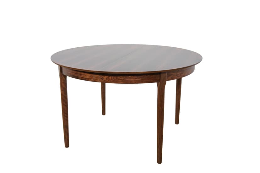 Extendable dining table, brown rosewood, Denmark, 1960s.
